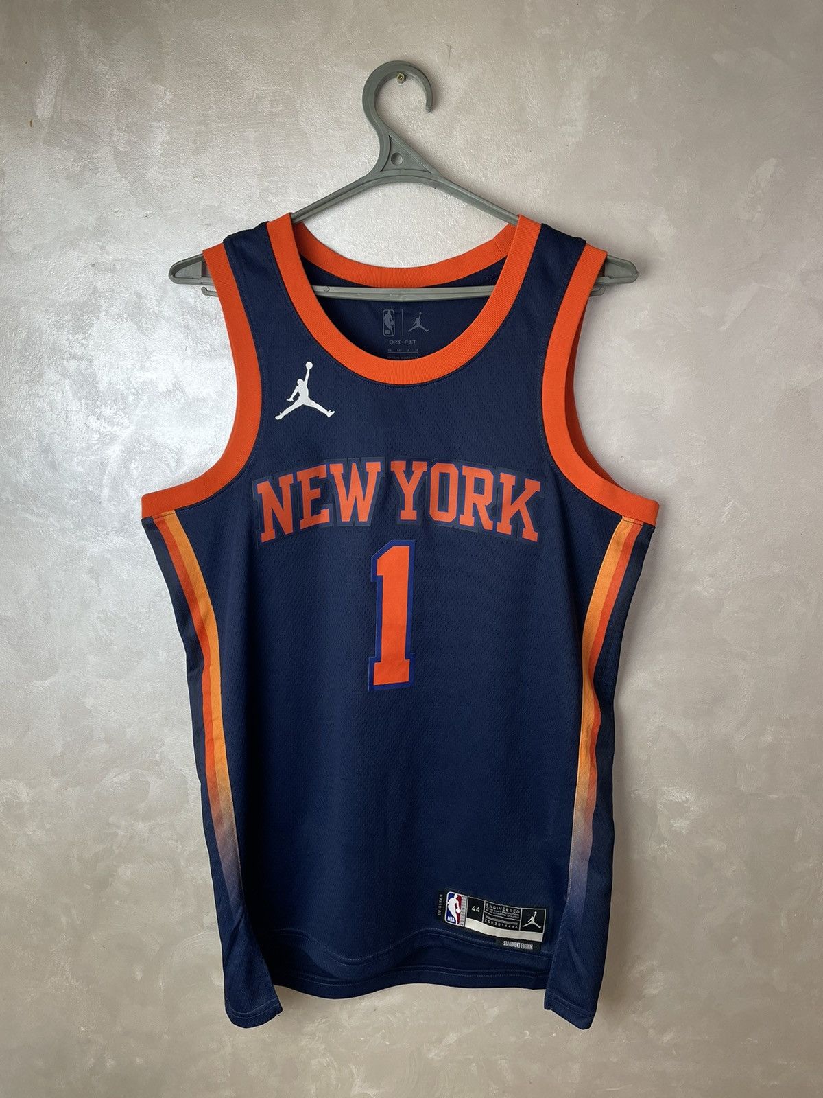 Jordan Brand 2022-23 New York Knicks Obi Toppin #1 Mens M Jersey Size US M / EU 48-50 / 2 - 1 Thumbnail