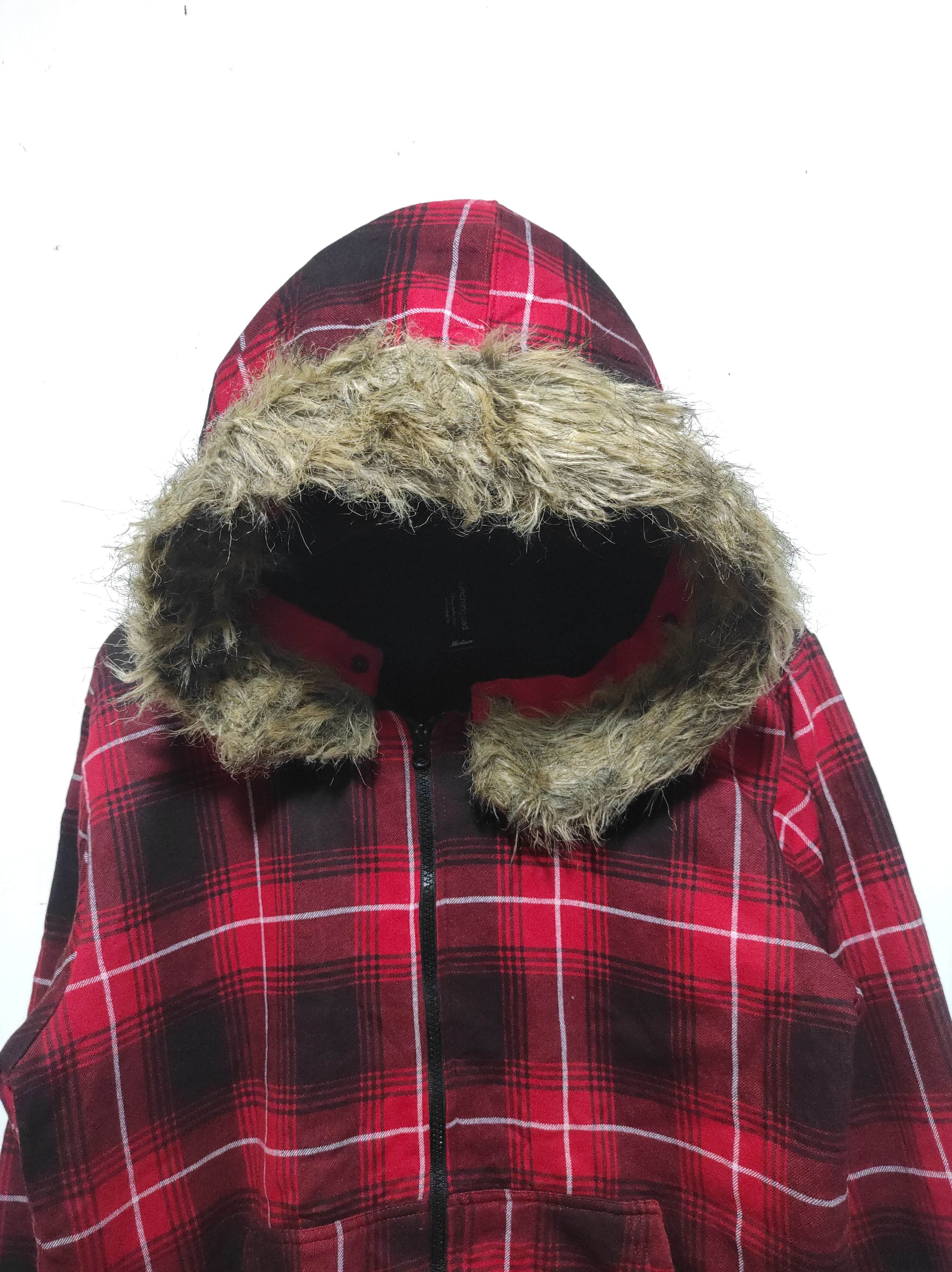 Hysteric Glamour Launching Pad Plaid Zipper Fur Hoodie LGB IfSixWasNine style Size US M / EU 48-50 / 2 - 3 Thumbnail