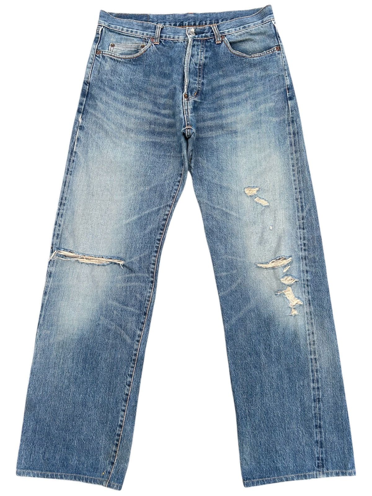 Vintage Studio Dartisan Selvedge Distressed Denim Jeans