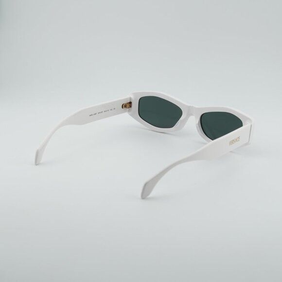 Versace Versace VE4487 314/87 Sunglasses White Rectangle Frame, Grey Size ONE SIZE - 9 Thumbnail