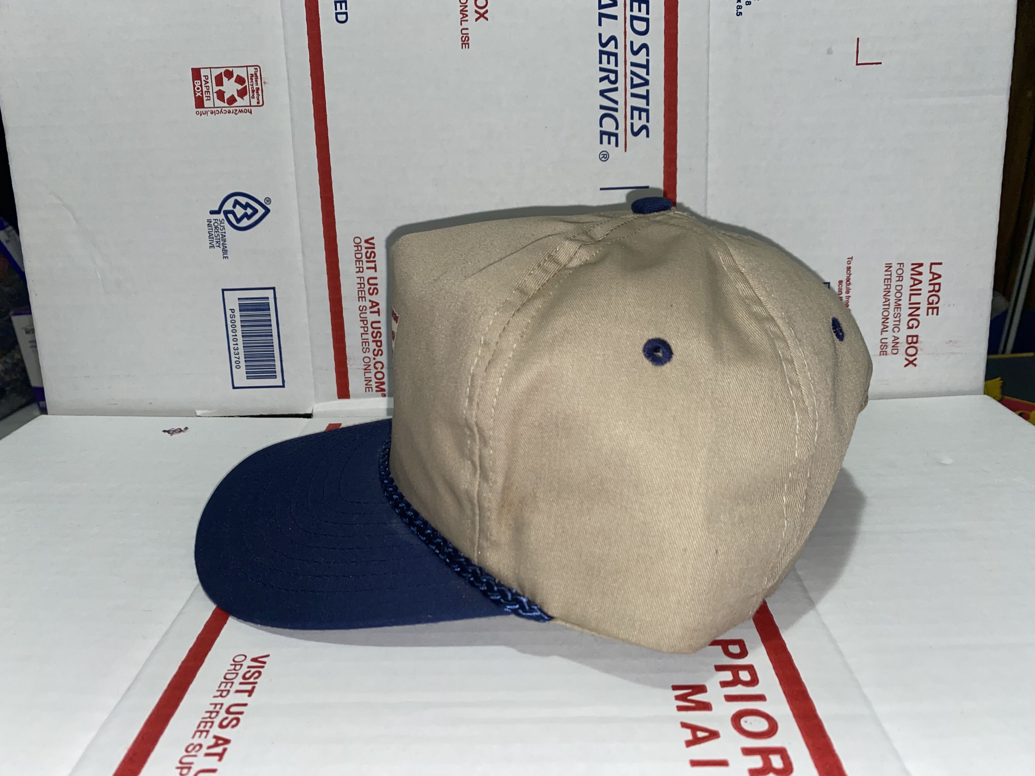 Nissan IL Illinois US vintage Snapback Hat Nissun USA Flag Chicago Size ONE SIZE - 2 Thumbnail