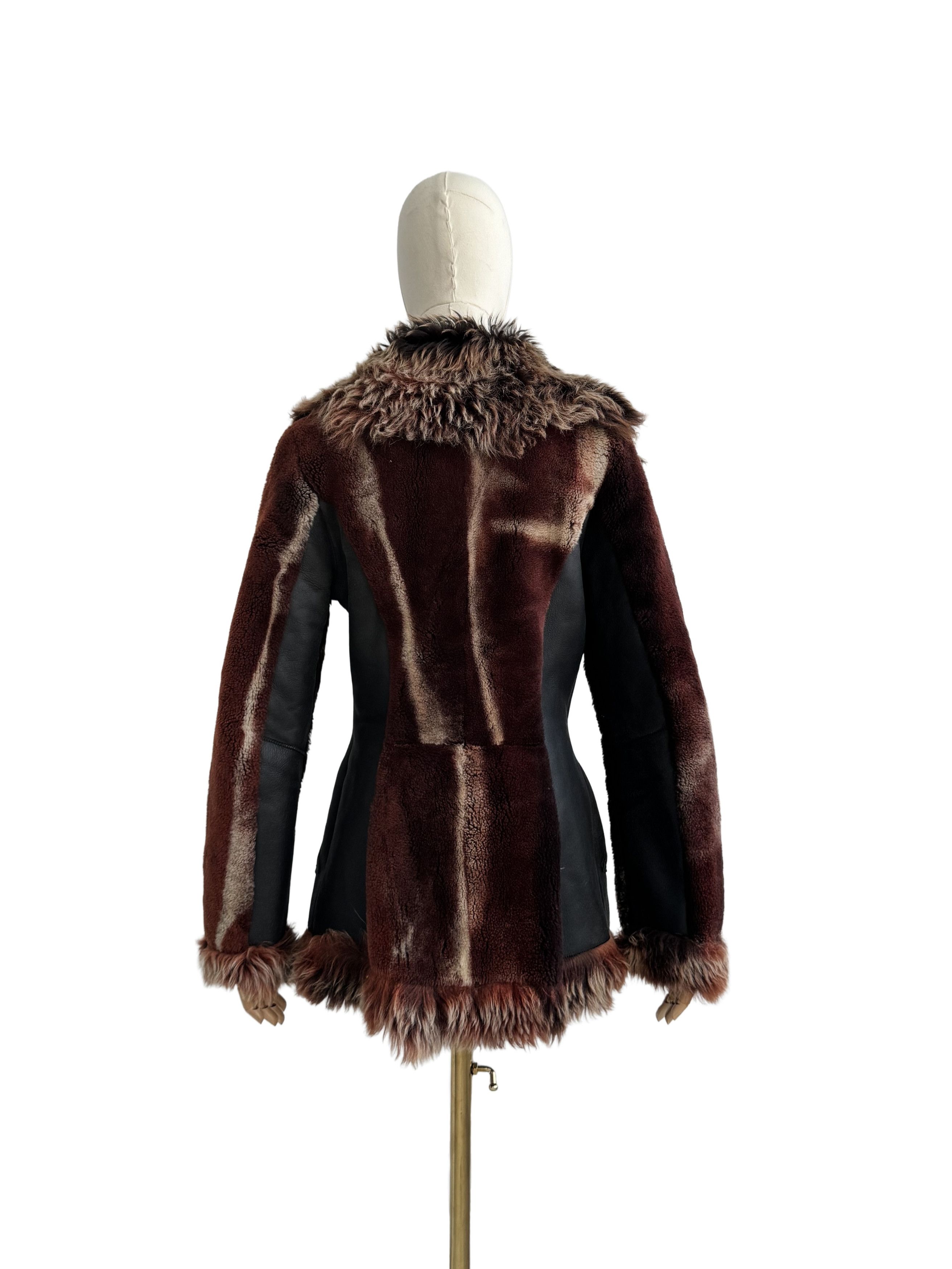 Japanese Brand Vintage Real Sheepskin Coat Size M / US 6-8 / IT 42-44 - 4 Thumbnail