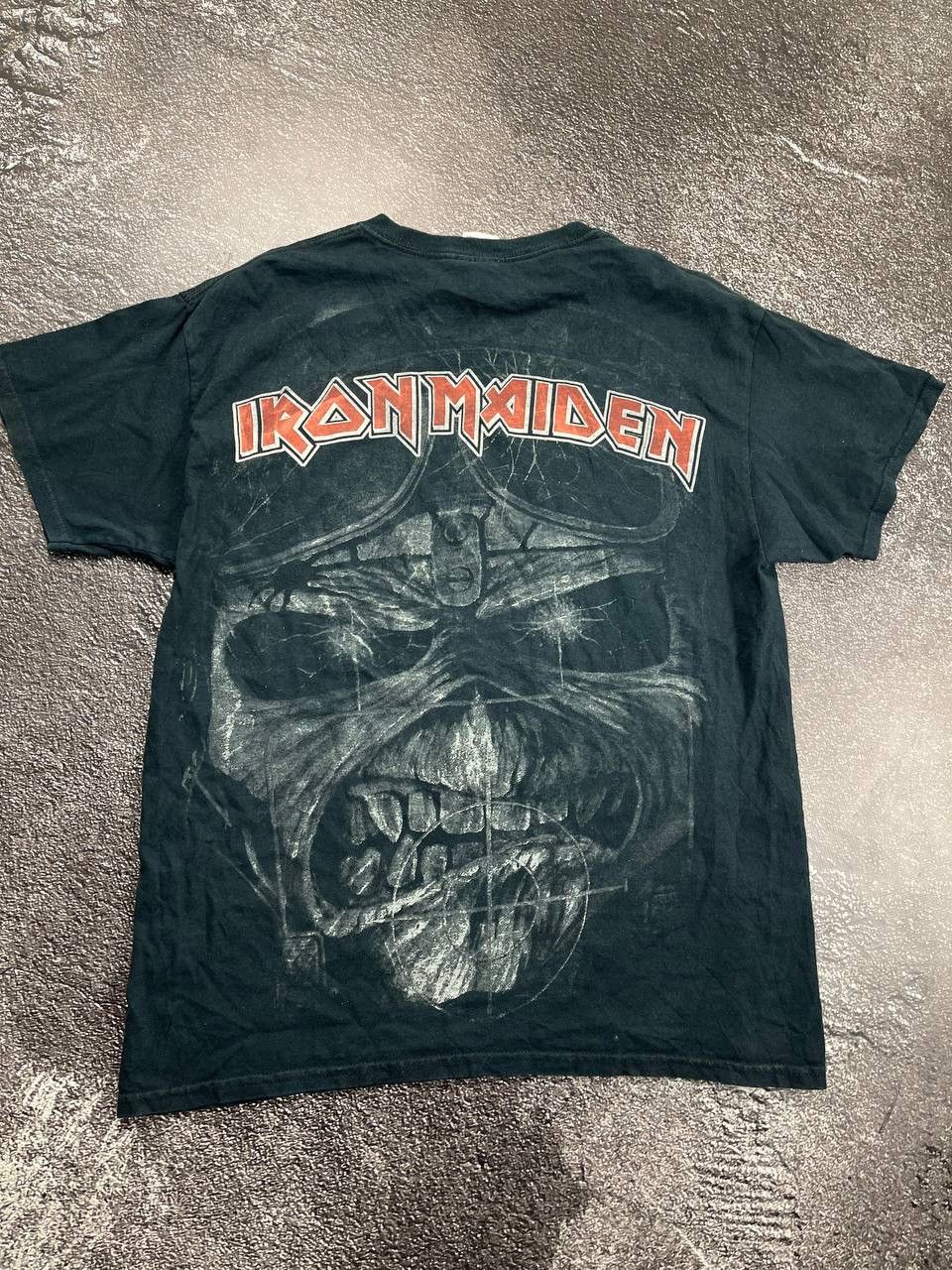 Band Tees Vintage Iron Maiden Aces High Full Print T-shirts Rock Band Size US L / EU 52-54 / 3 - 3 Thumbnail