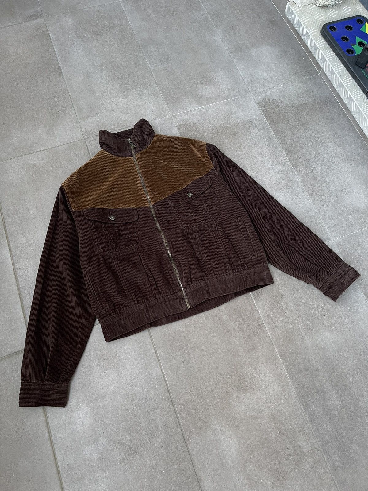 Ahluwalia !DS! AW23 Ahluwalia Iniquity Two Tone Corduroy Brown Jacket Size US L / EU 52-54 / 3 - 11 Thumbnail