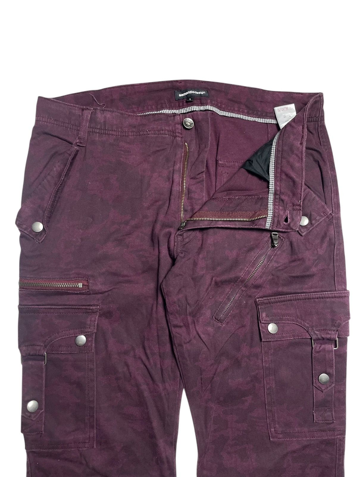 14th Addiction 2000’s Semantic Design - Camo pattern Cargo Pants Size US 34 / EU 50 - 6 Thumbnail