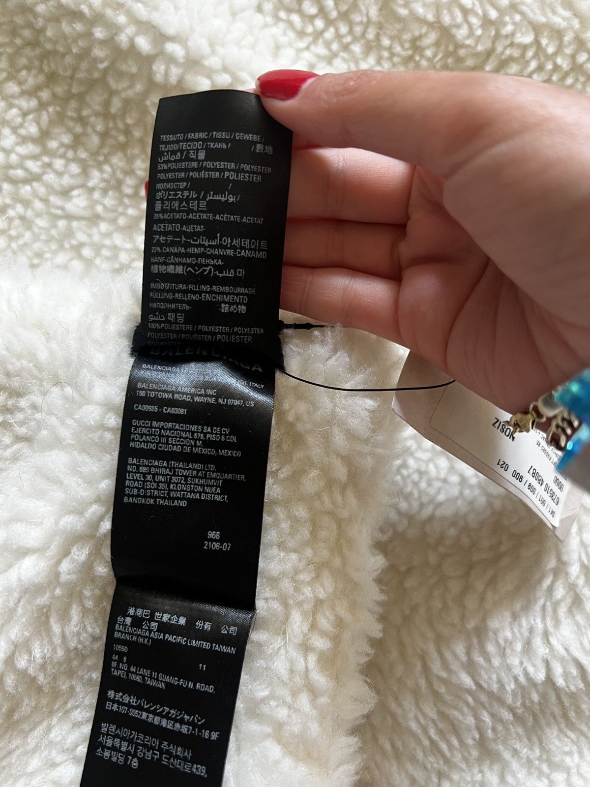 Balenciaga Balenciaga Sporty B Uzi Blanket Size ONE SIZE - 5 Thumbnail