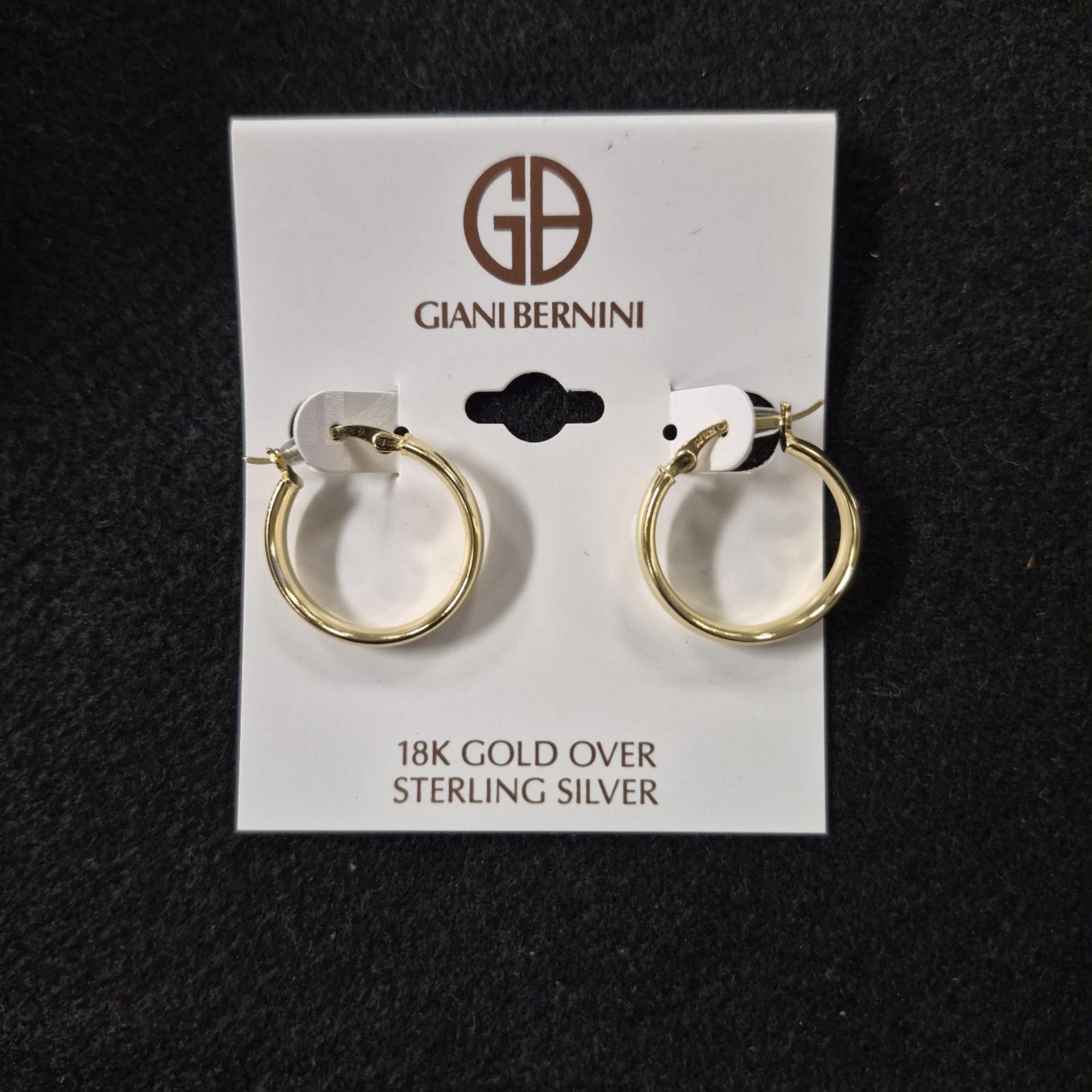 Giani Bernini Macy's Giani Bernini Polished Tube Hoop Earrings, 15mm Size ONE SIZE - 2 Thumbnail
