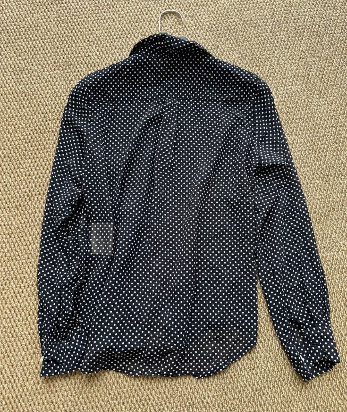 Comme des Garcons COMME des GARÇONS Base Small Polka Dot Chiffon Shirt K23 Size S / US 4 / IT 40 - 7 Thumbnail