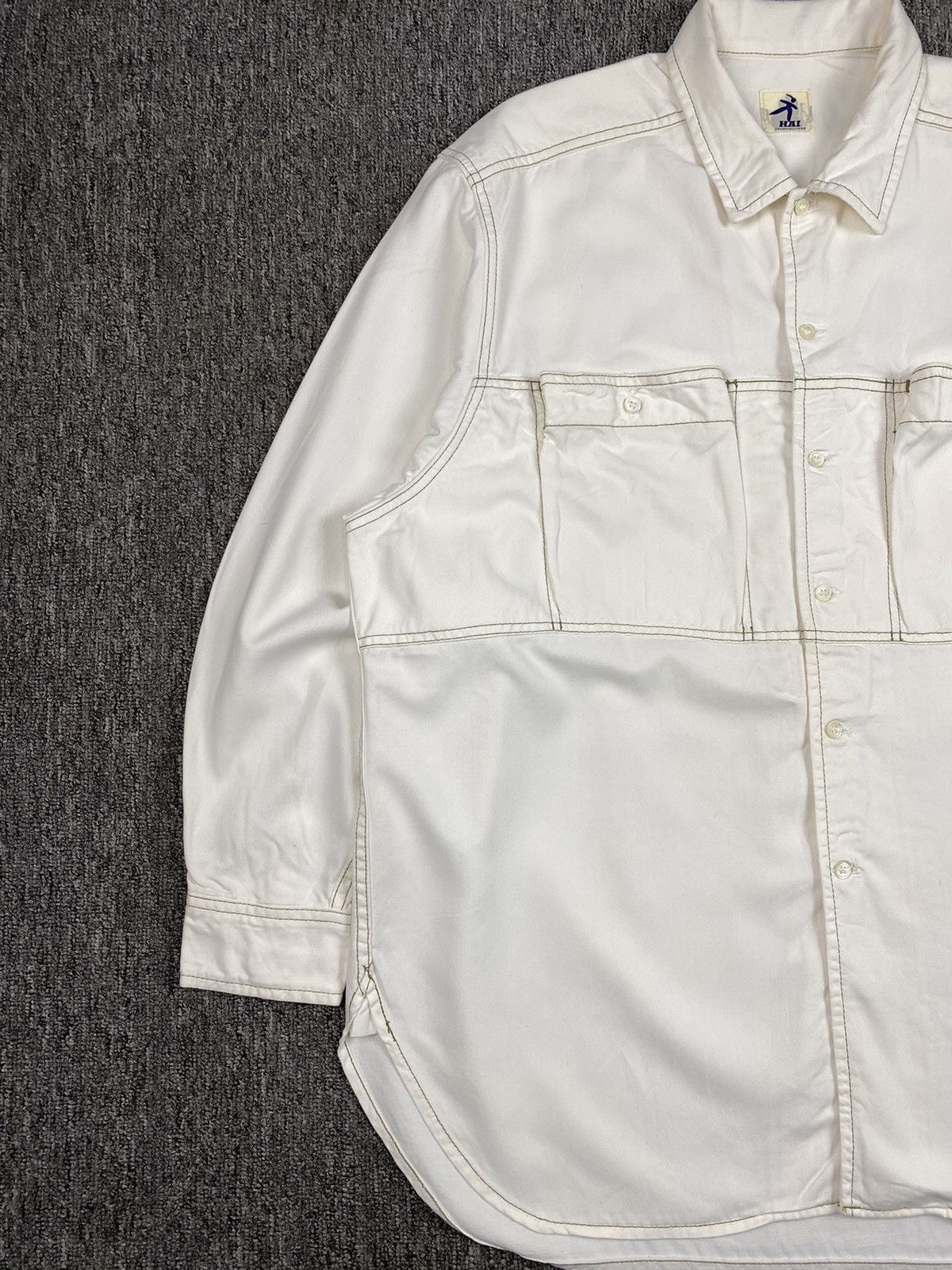 Hai Sporting Gear × Issey Miyake Double Pocket Overshirt Size US XL / EU 56 / 4 - 3 Thumbnail