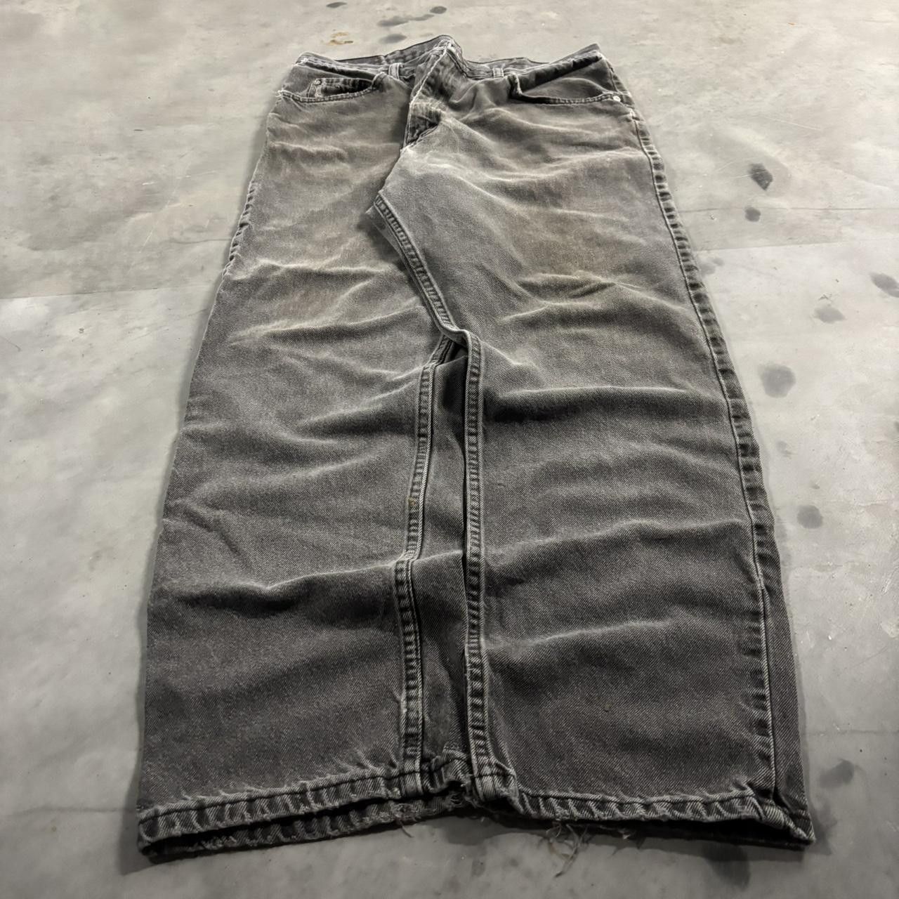 Vintage Crazy Vintage Y2K/2000s Grunge Faded Black Denim Jeans! 34x31 Size US 34 / EU 50 - 3 Thumbnail