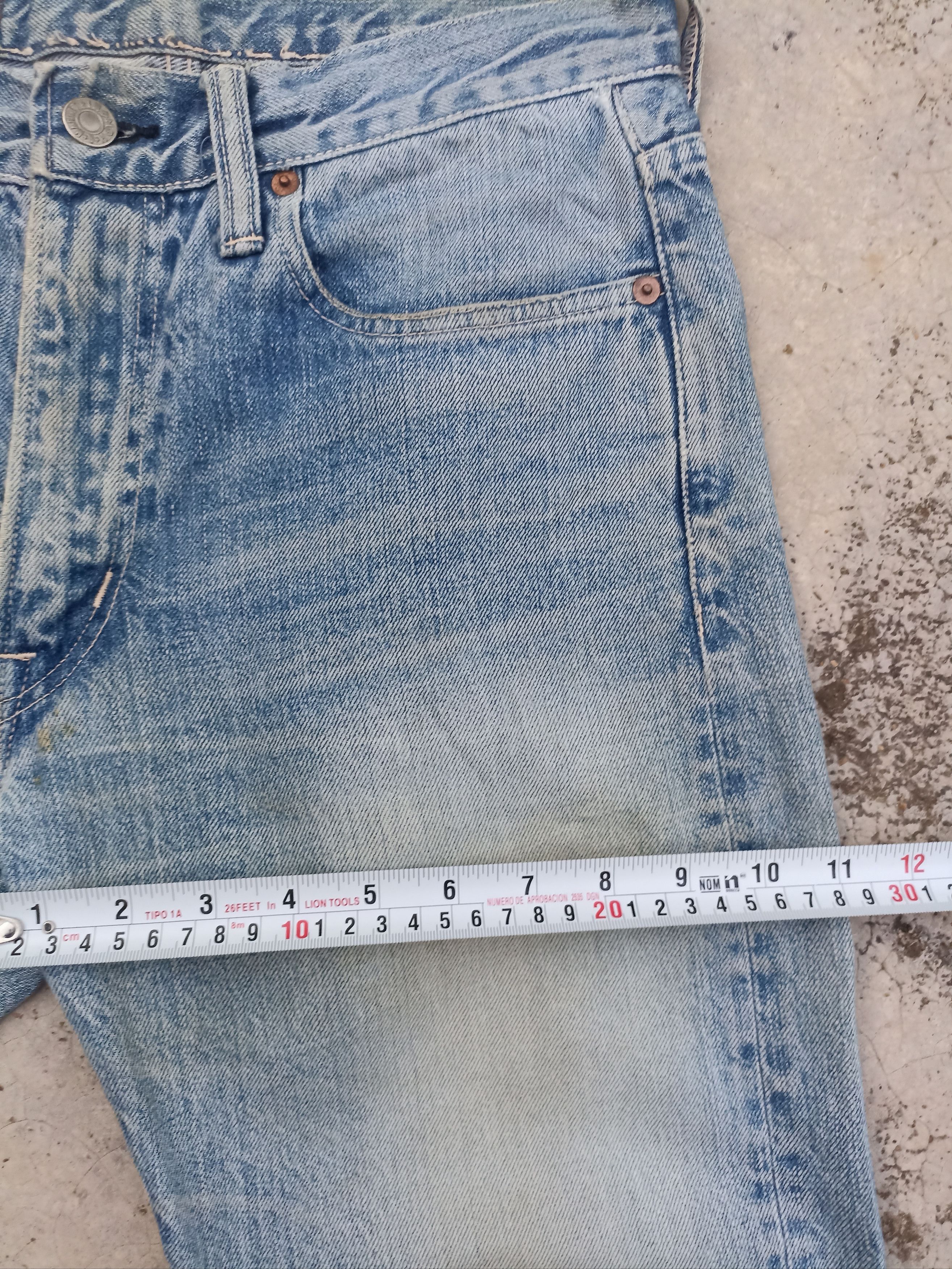 Le Grande Bleu (L.G.B.) Vintage LGB distressed jeans Blue Blue Japan mud washed Size US 30 / EU 46 - 19 Thumbnail