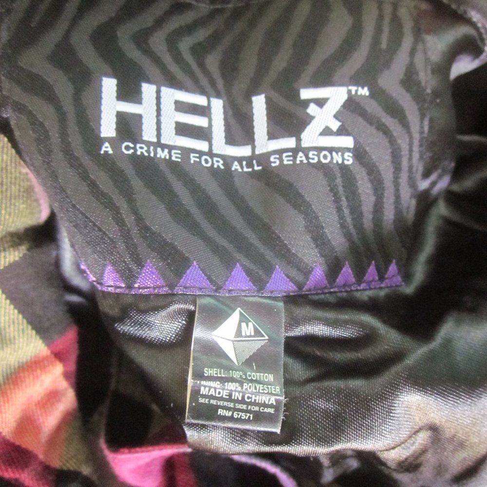 Hells Bells HELLZ Y2K Plaid Crop Jacket M Size M / US 6-8 / IT 42-44 - 5 Thumbnail