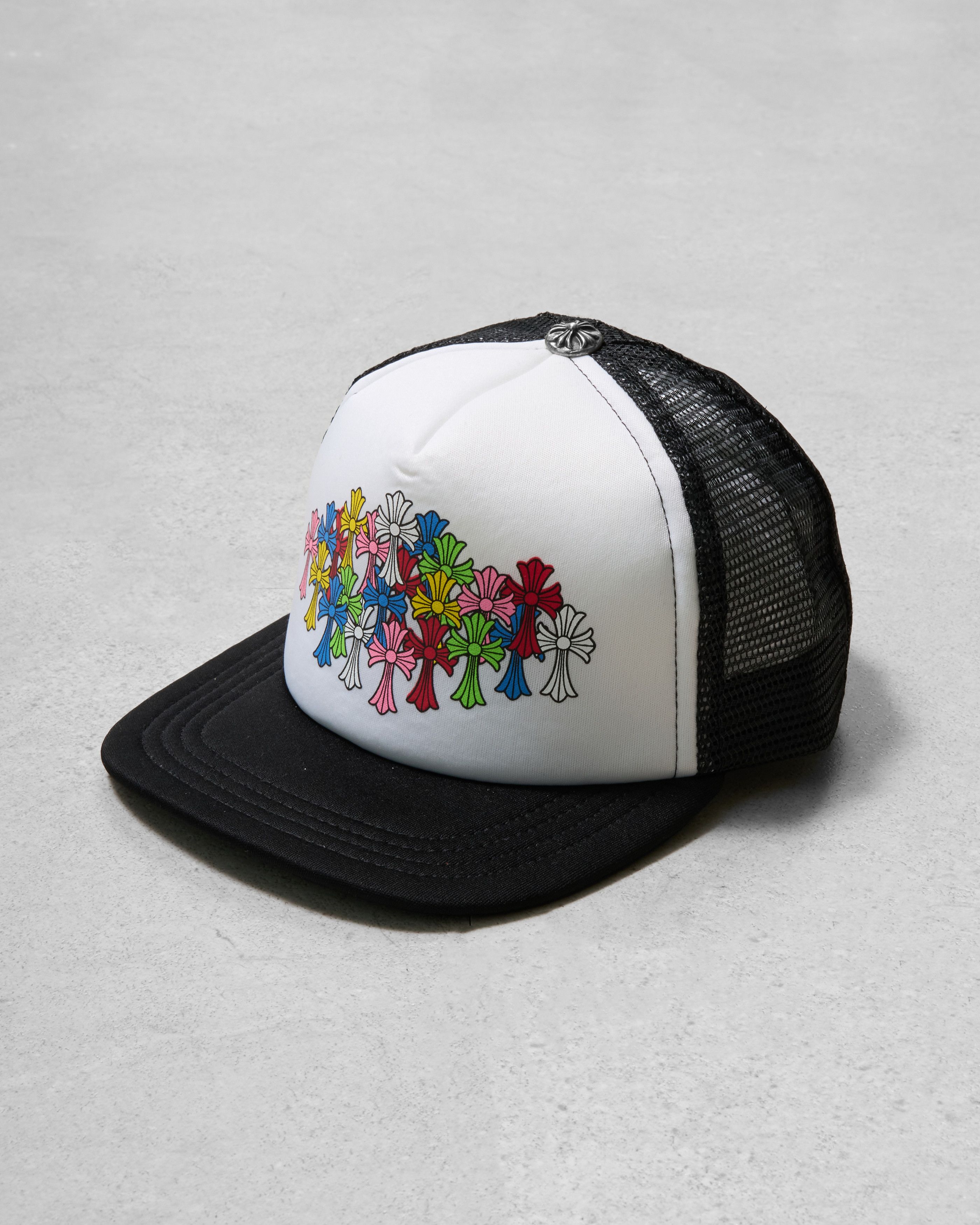 Chrome Hearts CHROME HEARTS King Taco Multicolor Cross Trucker Hat Size ONE SIZE - 3 Thumbnail