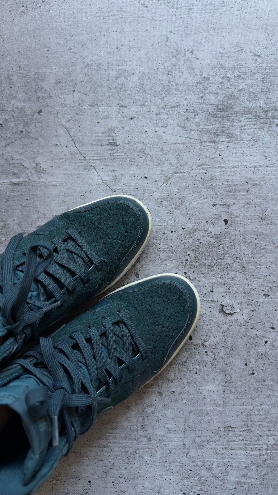 Nike Nike Dunk Women’s Sky Hi EssentialWedge Dark Sea Green Size US 8.5 / IT 38.5 - 3 Thumbnail