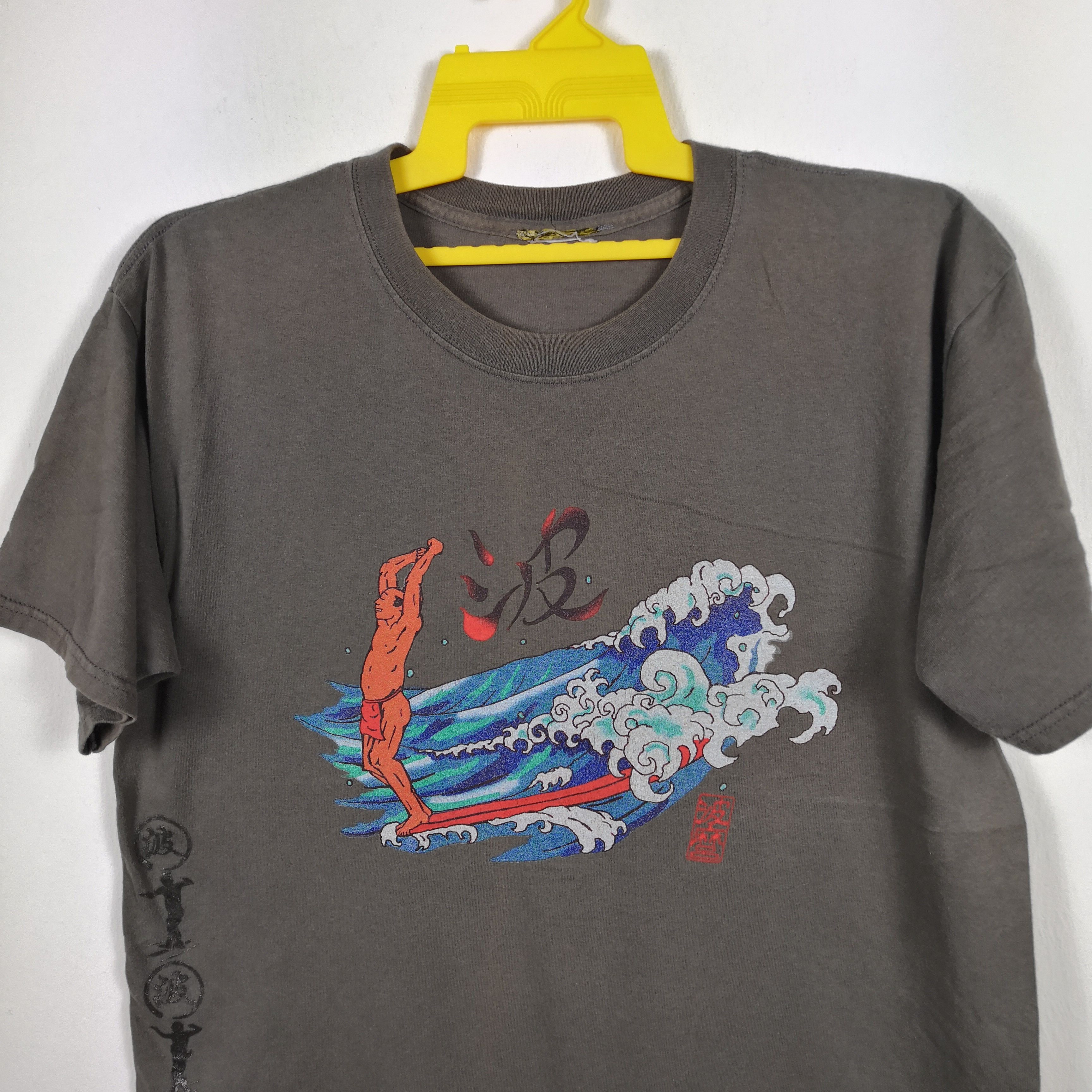 Japanese Brand Vintage Y2K Oldman T-Shirt Japanese Surfing Crewneck Tees Size US L / EU 52-54 / 3 - 3 Thumbnail