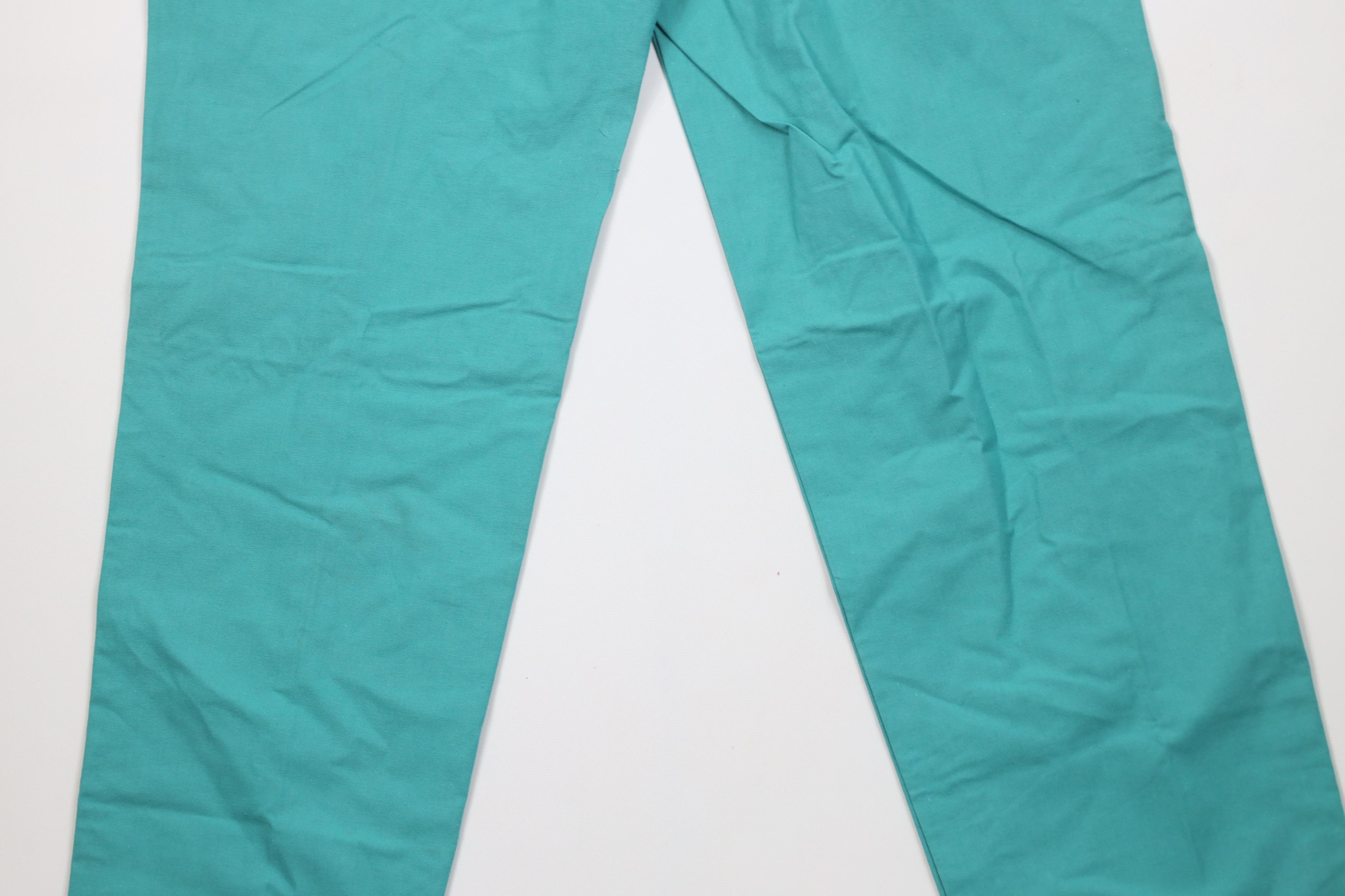 Nike Deadstock Vintage 80s 90s Nike Basketball Pants Teal Cotton Size US 34 / EU 50 - 14 Thumbnail