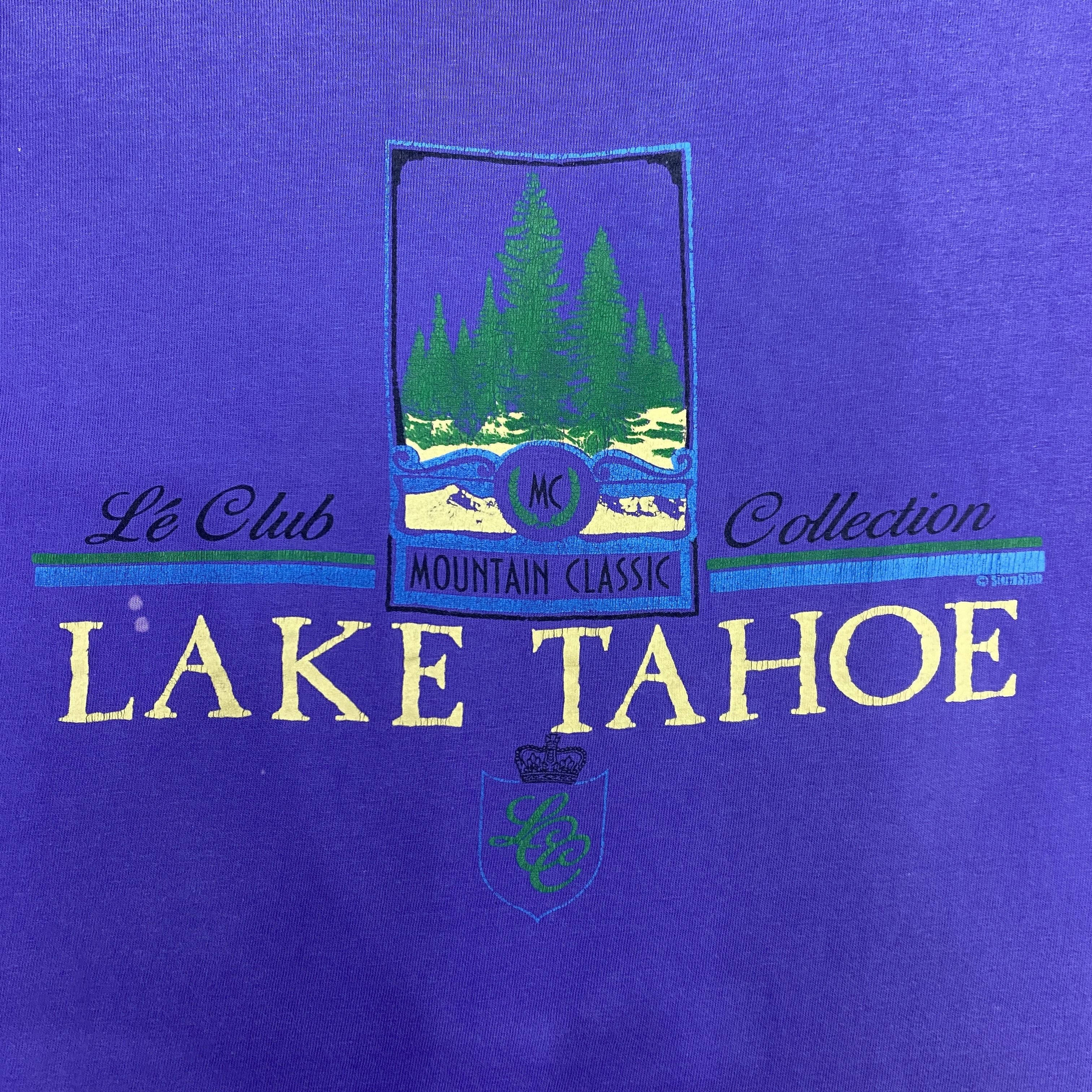 Vintage Vintage Lake Tahoe Le Club Mountain TShirt - J007 Size US M / EU 48-50 / 2 - 5 Thumbnail