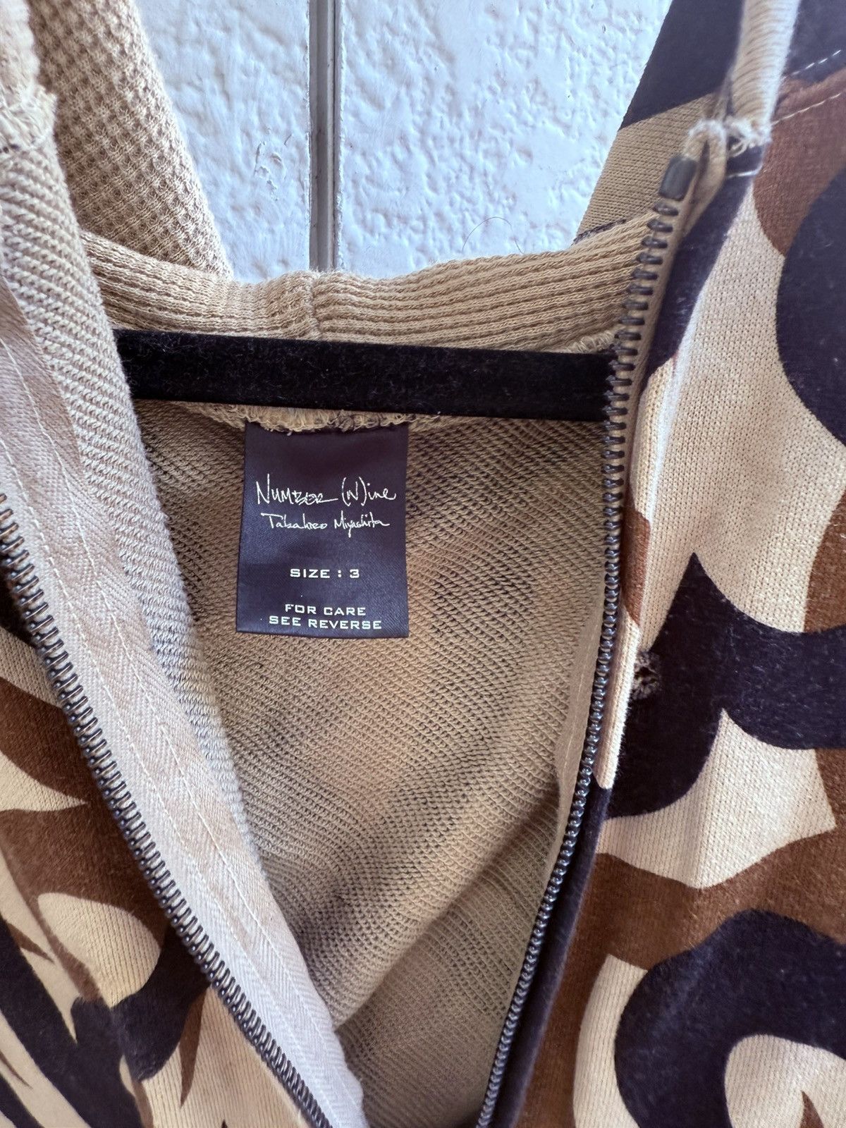 Number (N)ine Number nine tribal zip up Sz 3 Size US L / EU 52-54 / 3 - 20 Thumbnail