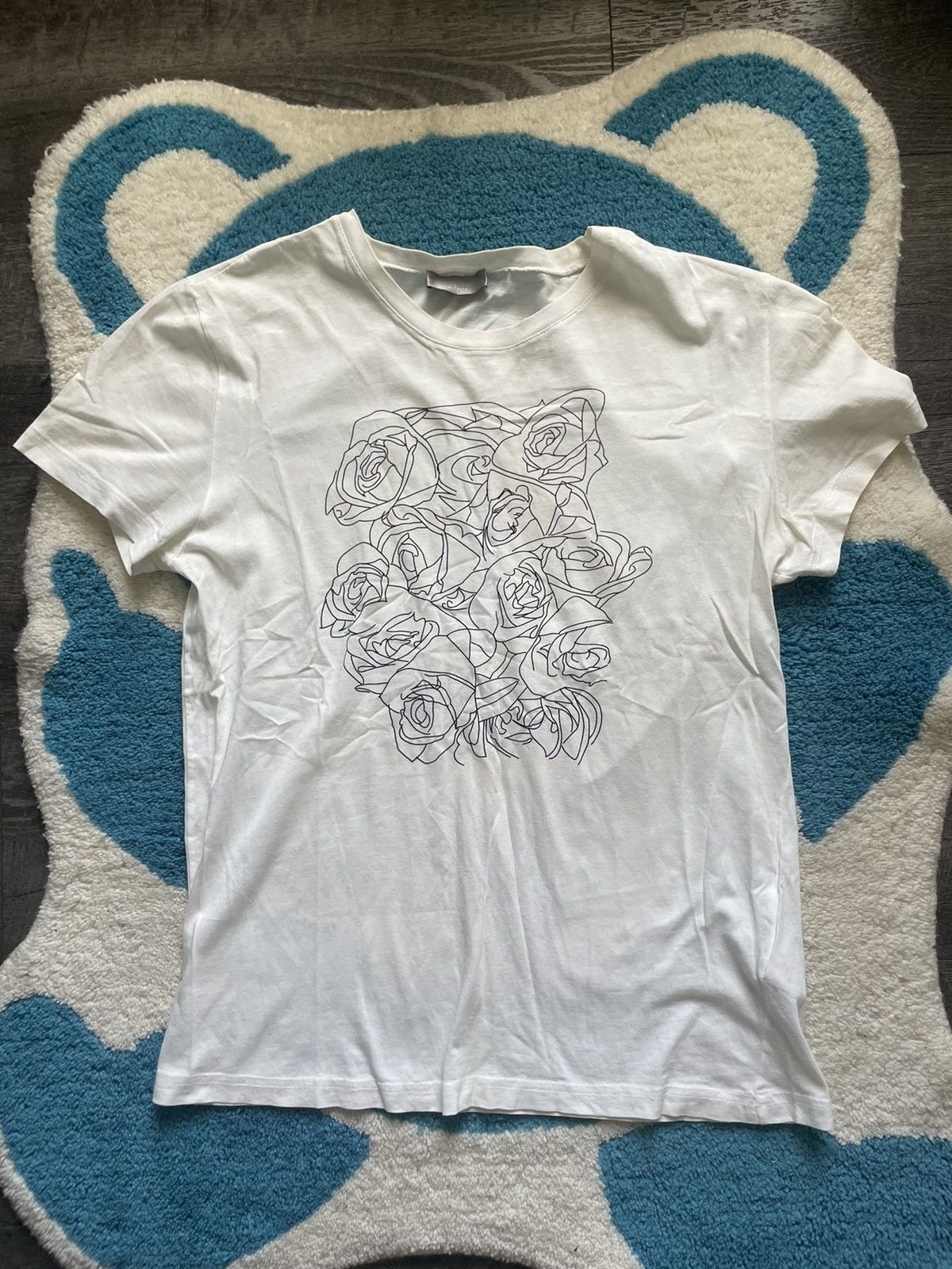 Dior × Hedi Slimane Dior Homme SS04 “Strip” Robot motif T-shirt