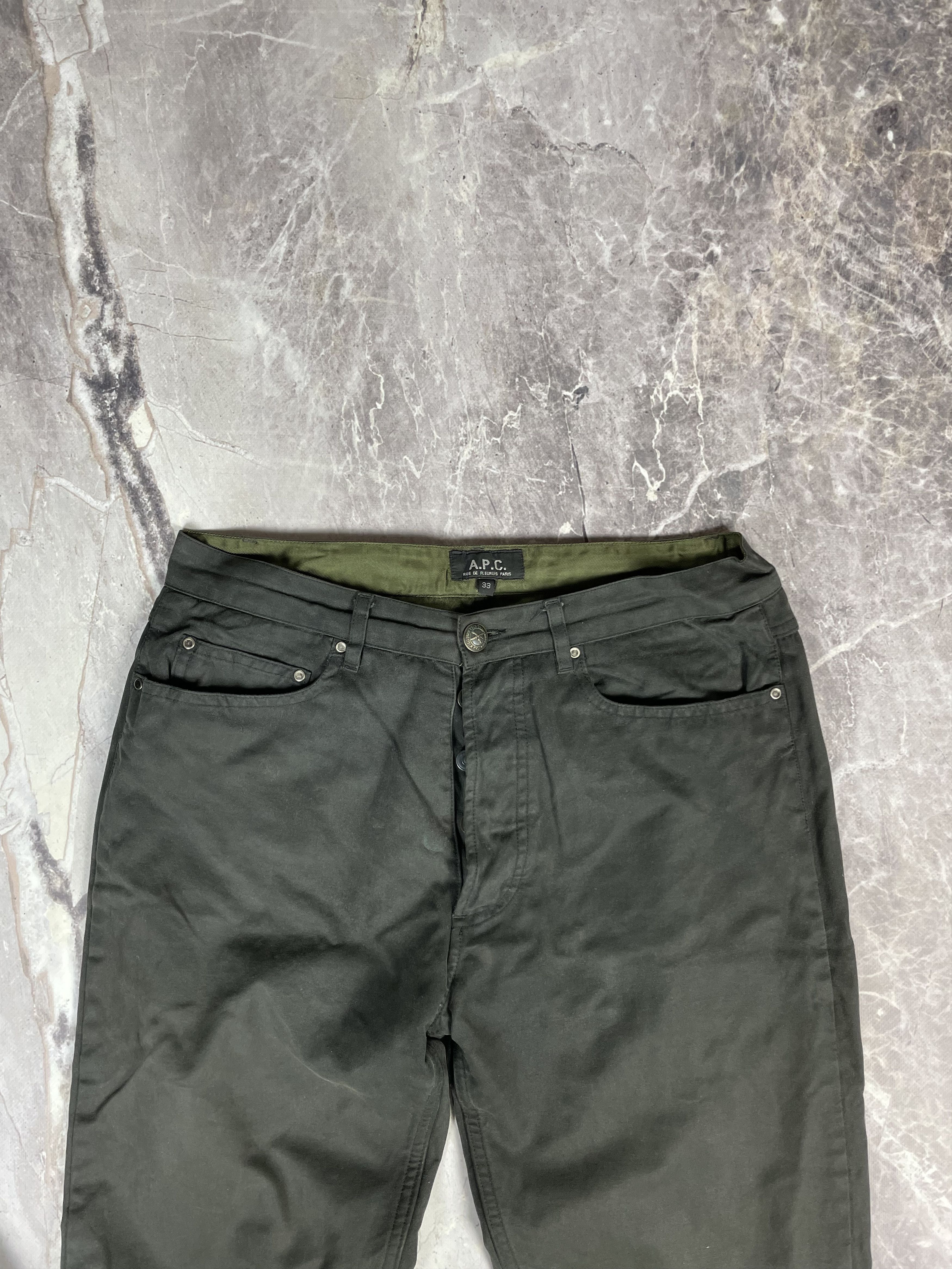 A.P.C. APC Khakis Wax Casual Pants Size US 33 - 3 Thumbnail