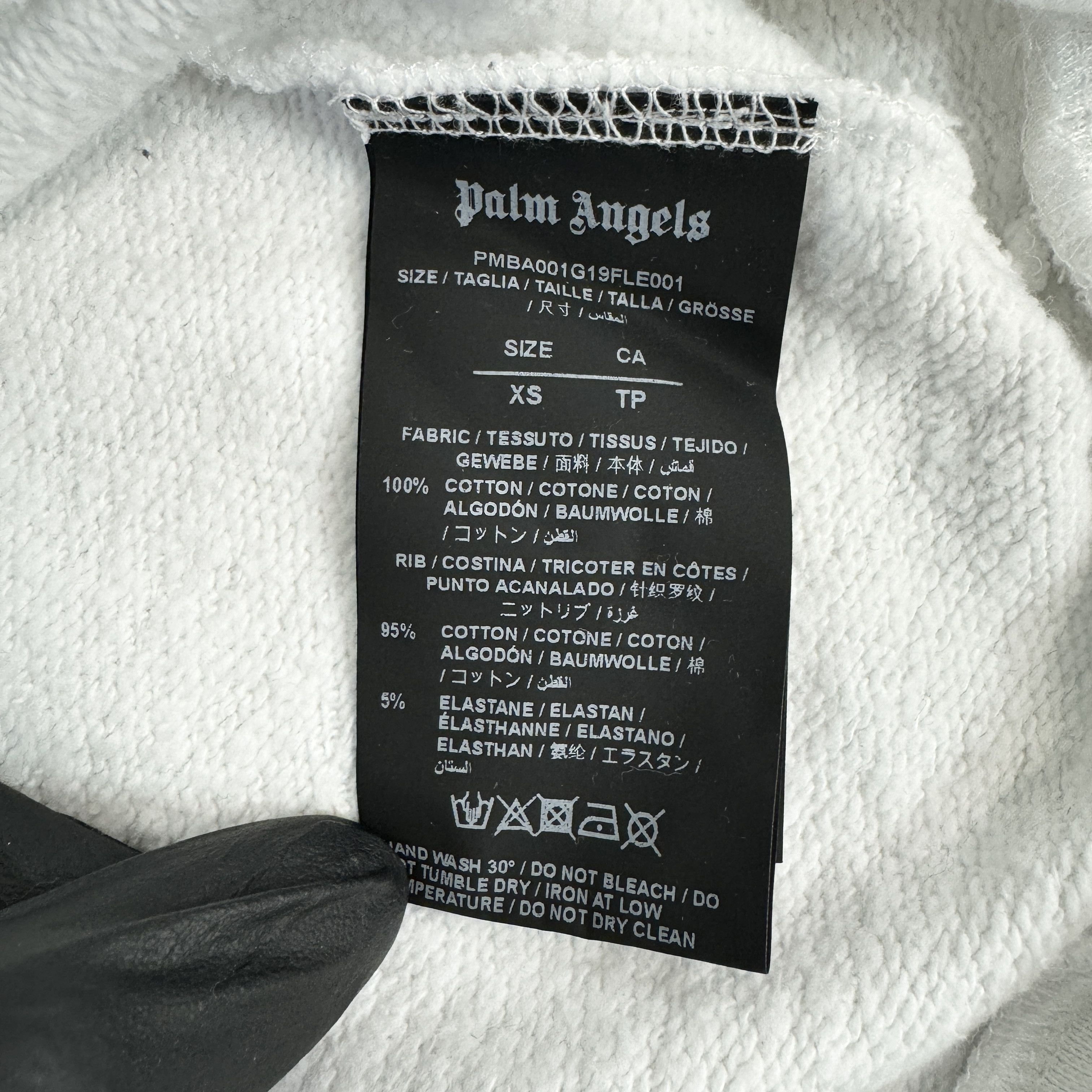 Palm Angels Palm Angels London Sprayed Sweatshirt In White RRP £260 Size US S / EU 44-46 / 1 - 4 Thumbnail
