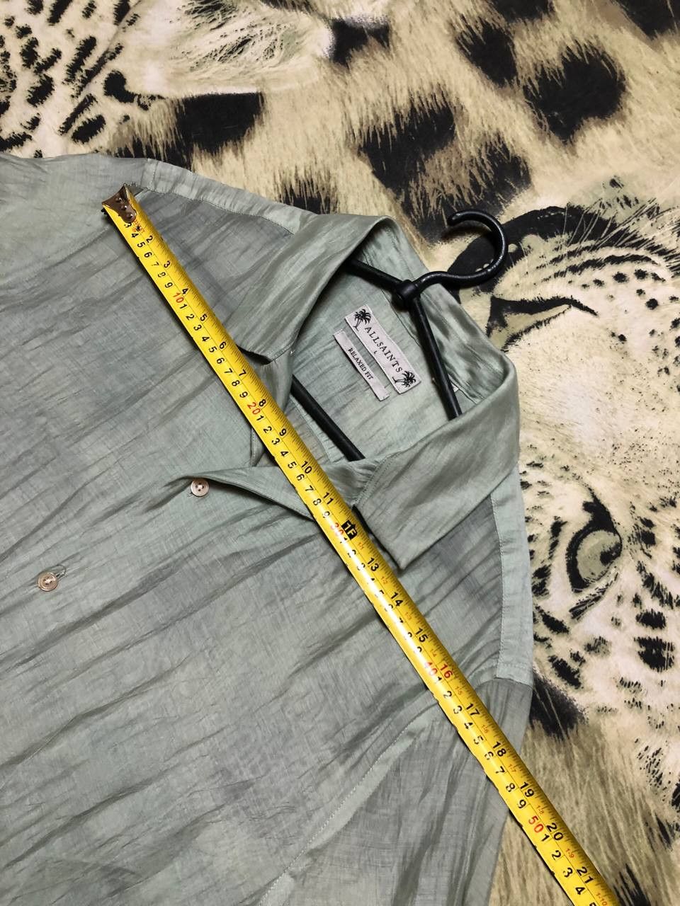 Allsaints Vintage Y2K Hawaiian shirt with short sleeves streetwear Size US L / EU 52-54 / 3 - 13 Thumbnail