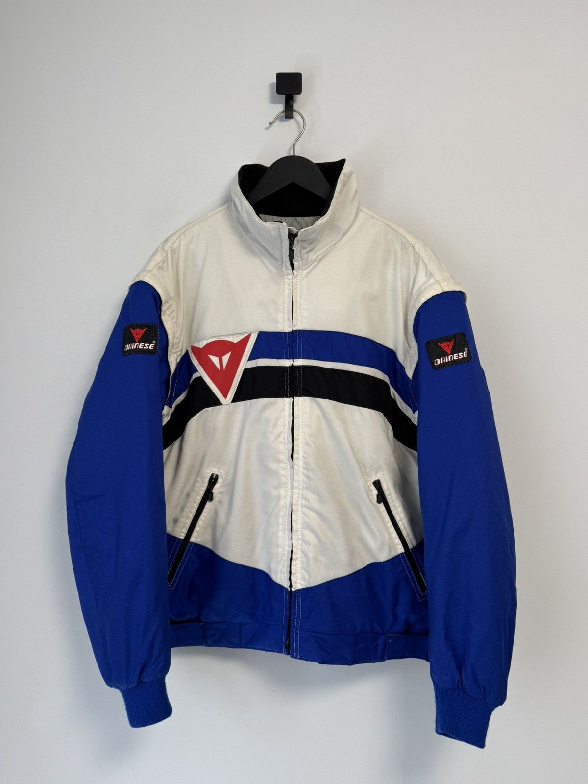 Dainese Vintage Dainese Vest Jacket Blue Full Zip Moto Racing Size US XL / EU 56 / 4 - 1 Thumbnail