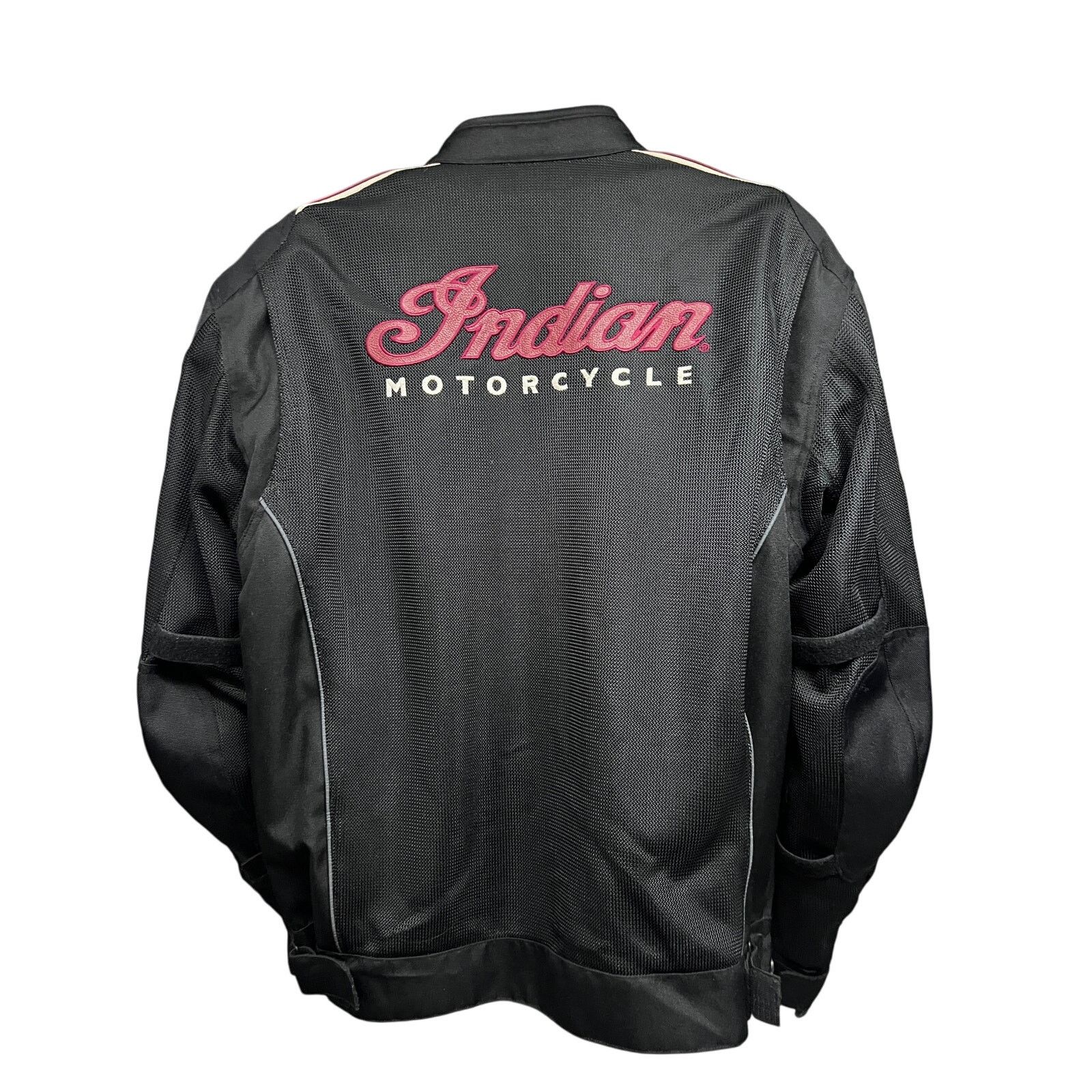 Vintage Indian Motorcycle Black Leather Biker Riding Zip Jacket 2XL Size US XXL / EU 58 / 5 - 1 Thumbnail