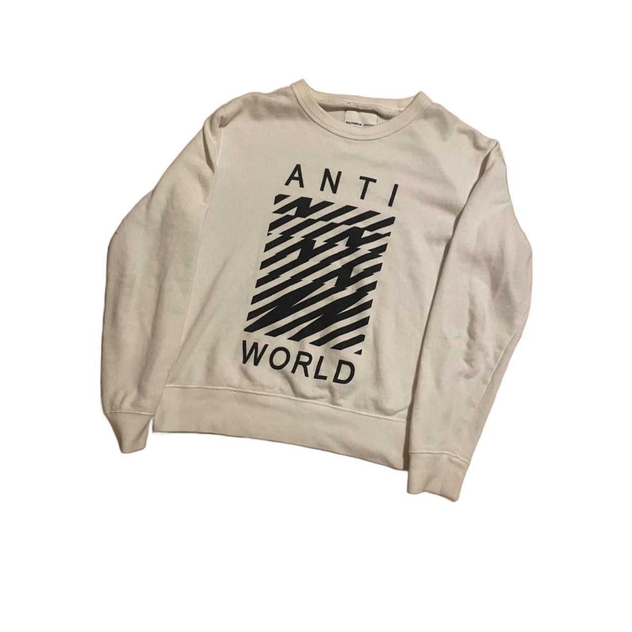 Number (N)ine number nine studious "anti world"crewneck Size US S / EU 44-46 / 1 - 1 Thumbnail