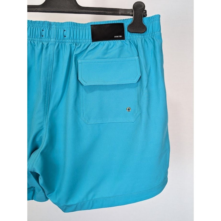 Amiri o1rshd1 Core Logo Swim Trunk Short in Columbia Size US 36 / EU 52 - 12 Thumbnail