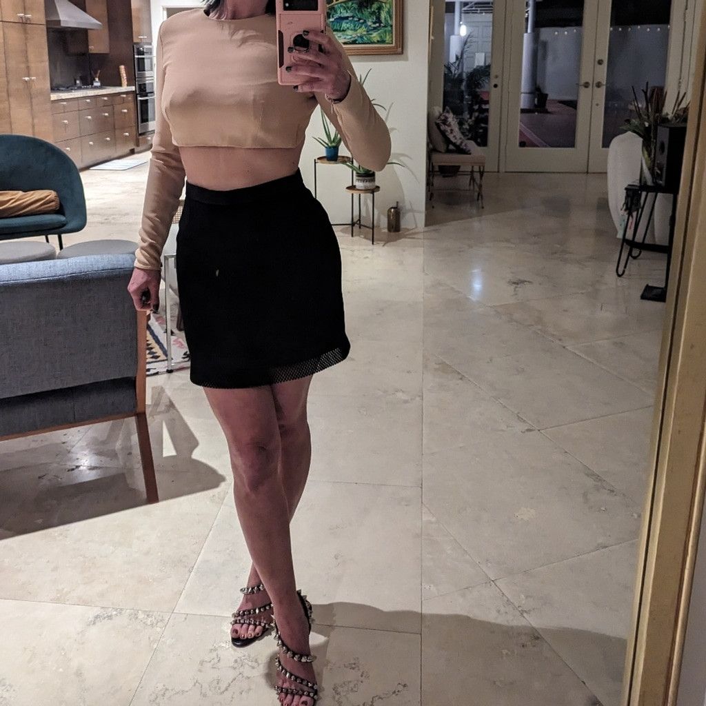 Elisabetta Franchi Elisabetta Franchi Structured Crop Top Size M / US 6-8 / IT 42-44 - 8 Thumbnail