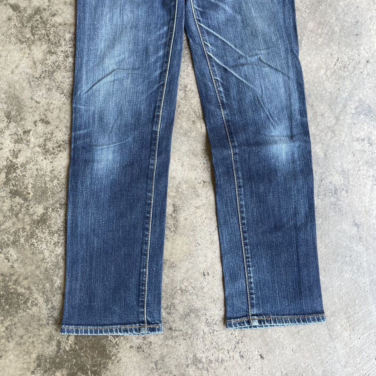Wrangler 🔥Vintage Wrangler WM0383 Stoned Washed Ripped Denim Jeans Size US 29 - 3 Thumbnail