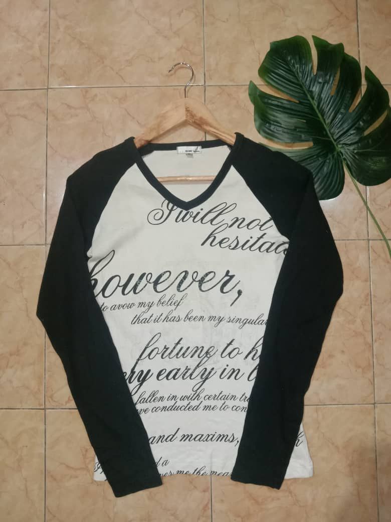 Vintage Japanese Poem Beno Homme Long Sleeve Size US L / EU 52-54 / 3 - 1 Thumbnail