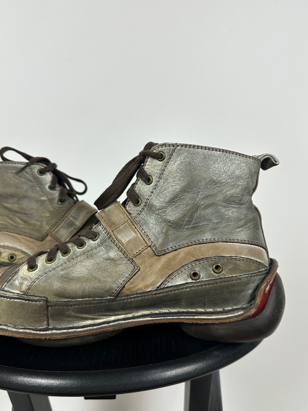 Marithe + Francois Girbaud 00s Vintage Marithé + François Girbaud High Top Sneakers Size US 8 / EU 41 - 19 Thumbnail