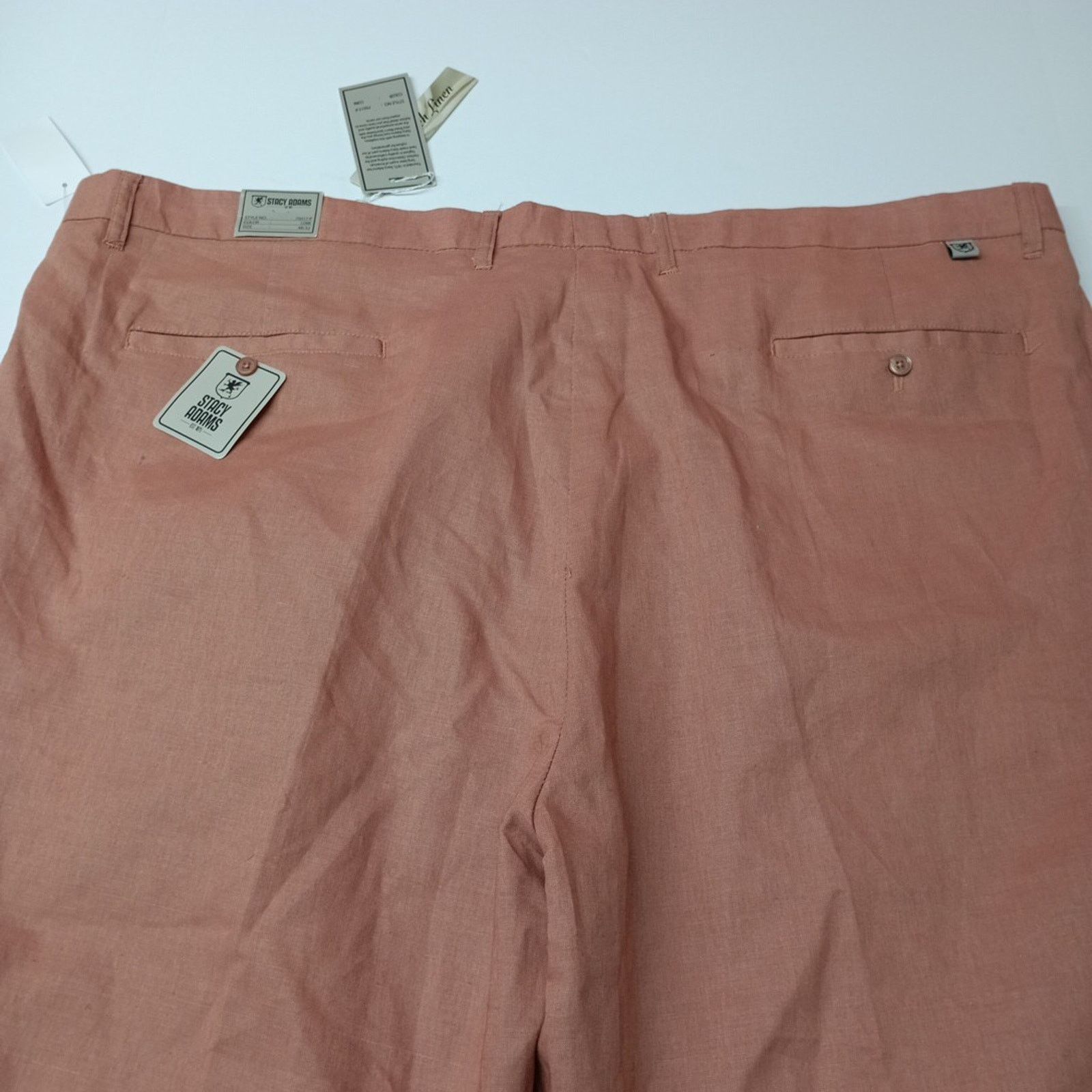 Stacy Adams Stacy Adams Linen Cotton Dress Pants Men's Size 48x32 Cork Size US 44 / EU 60 - 7 Thumbnail