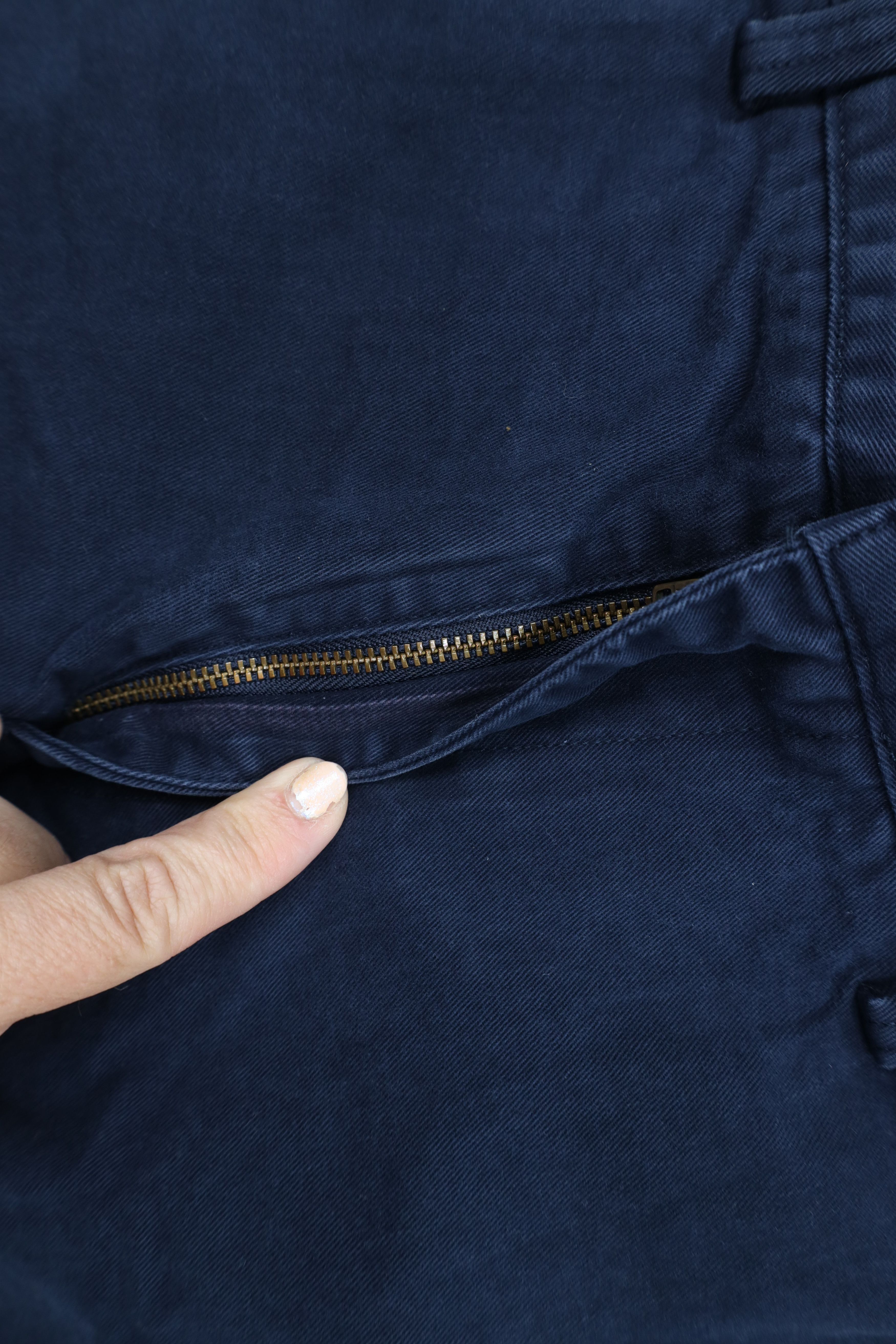 Ralph Lauren Vintage Ralph Lauren Above Knee Chino Shorts Navy Cotton Size US 34 / EU 50 - 5 Thumbnail