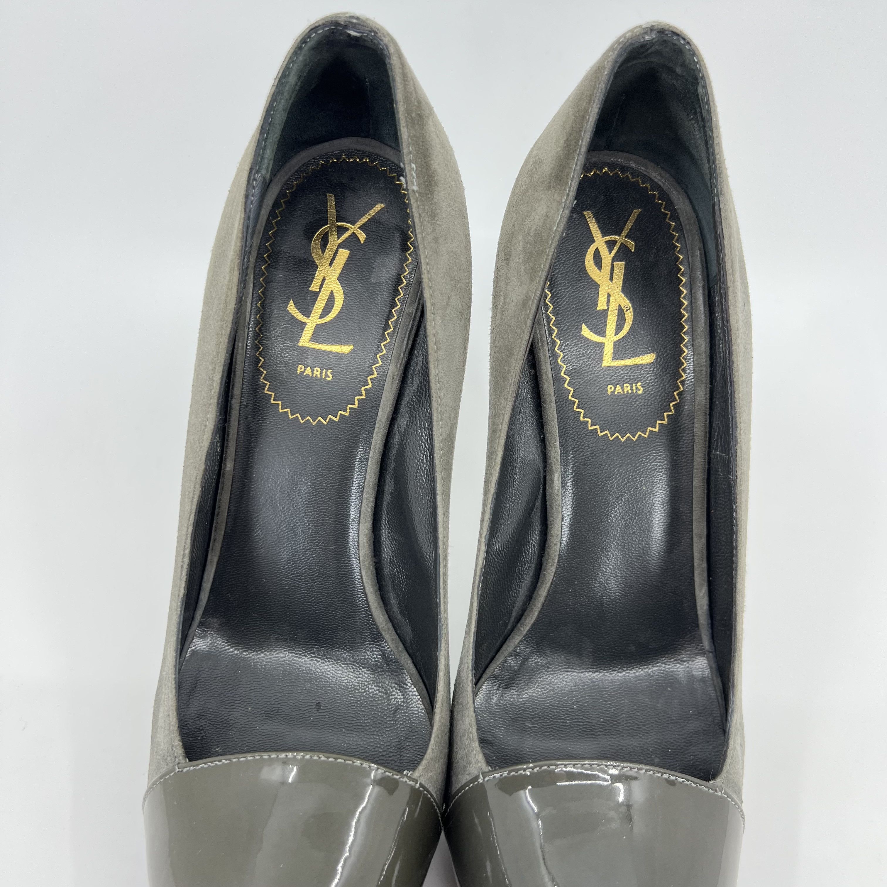 Yves Saint Laurent Yves Saint-Laurent Suede Pumps Size US 7 / IT 37 - 6 Thumbnail