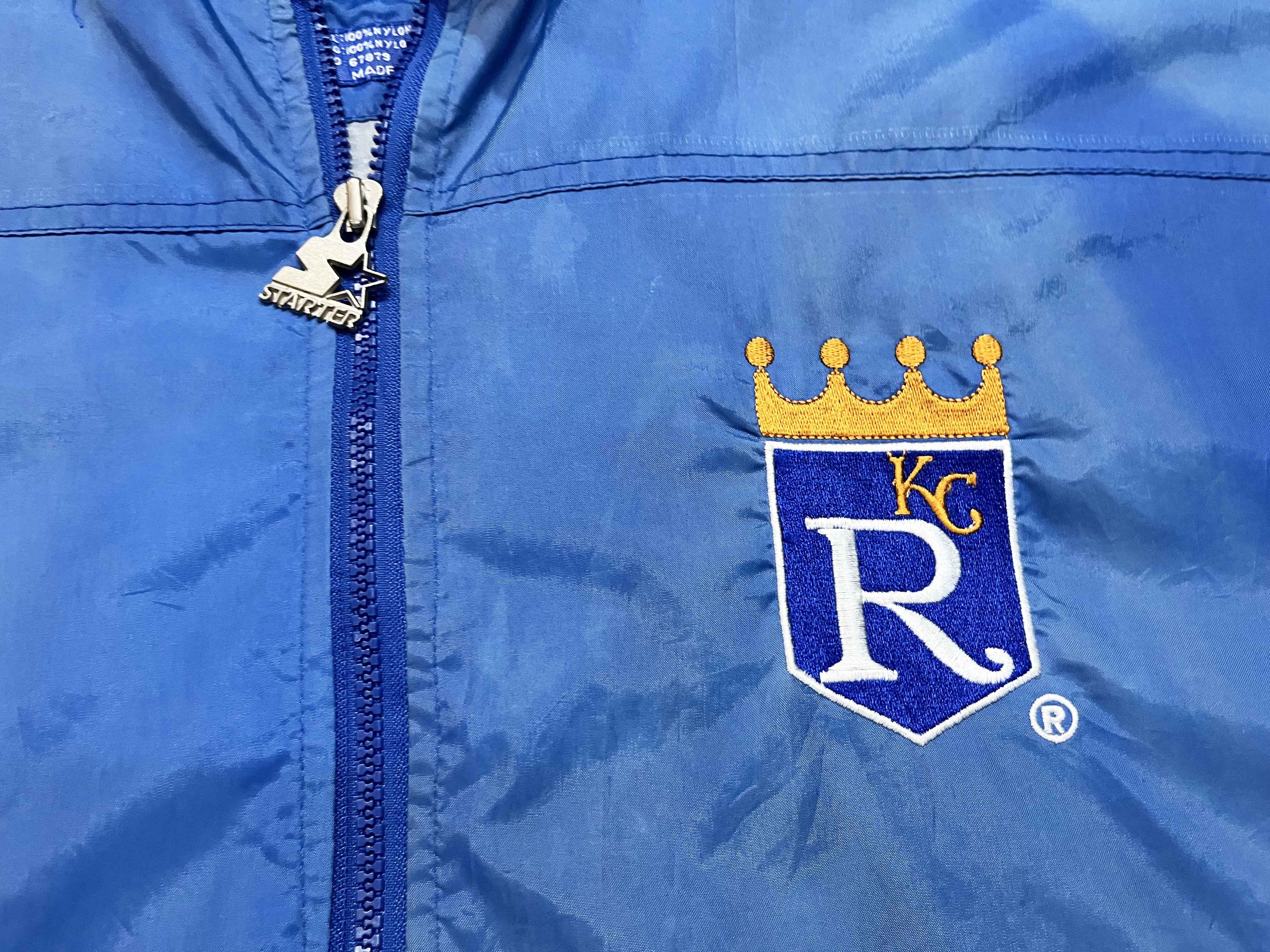 Starter Vintage Starter MLB Kansas City Royals Full Zip Jacket Size US XL / EU 56 / 4 - 2 Thumbnail