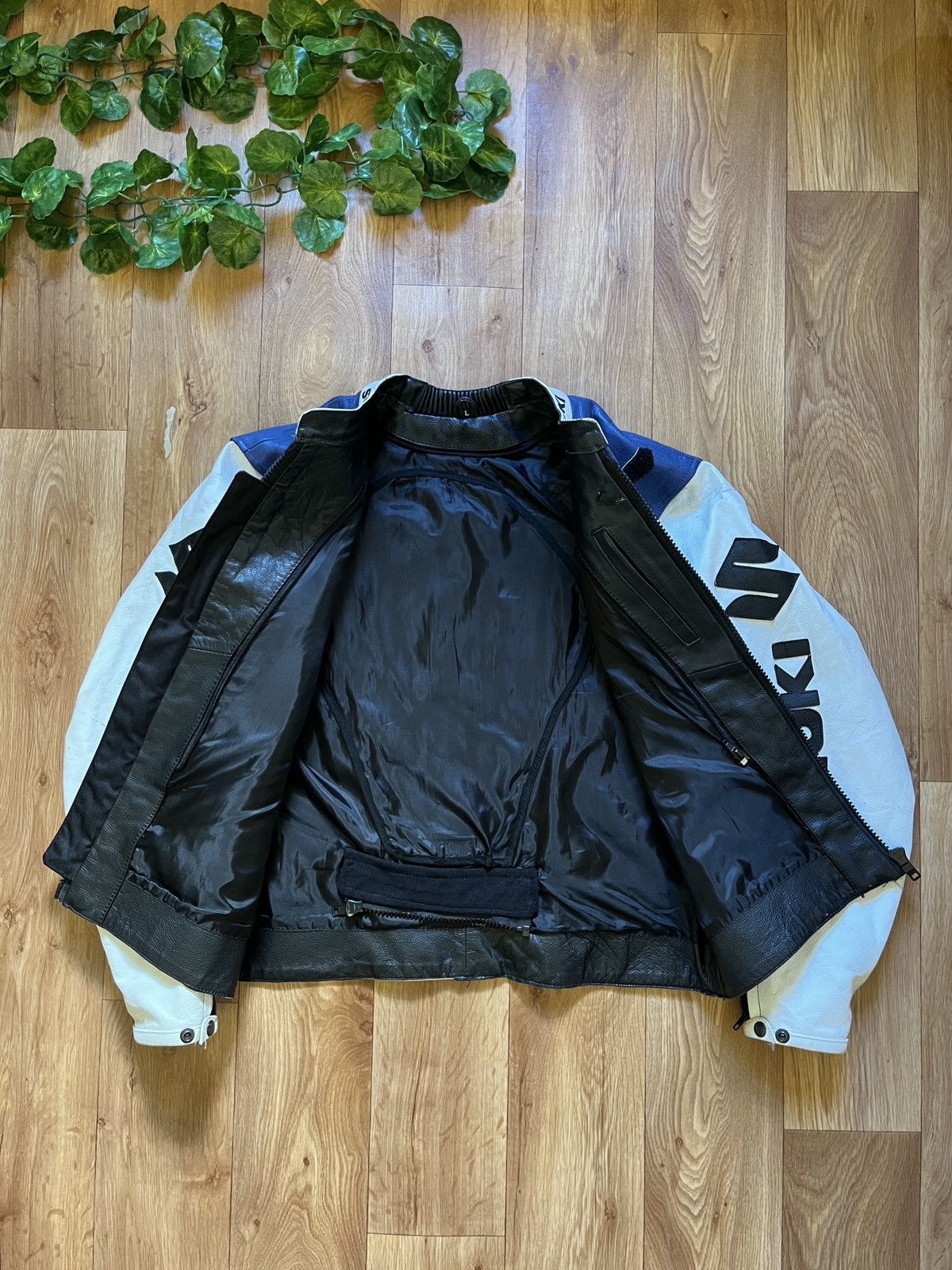 Other Suzuki vintage leather biker jacket Size US L / EU 52-54 / 3 - 7 Thumbnail