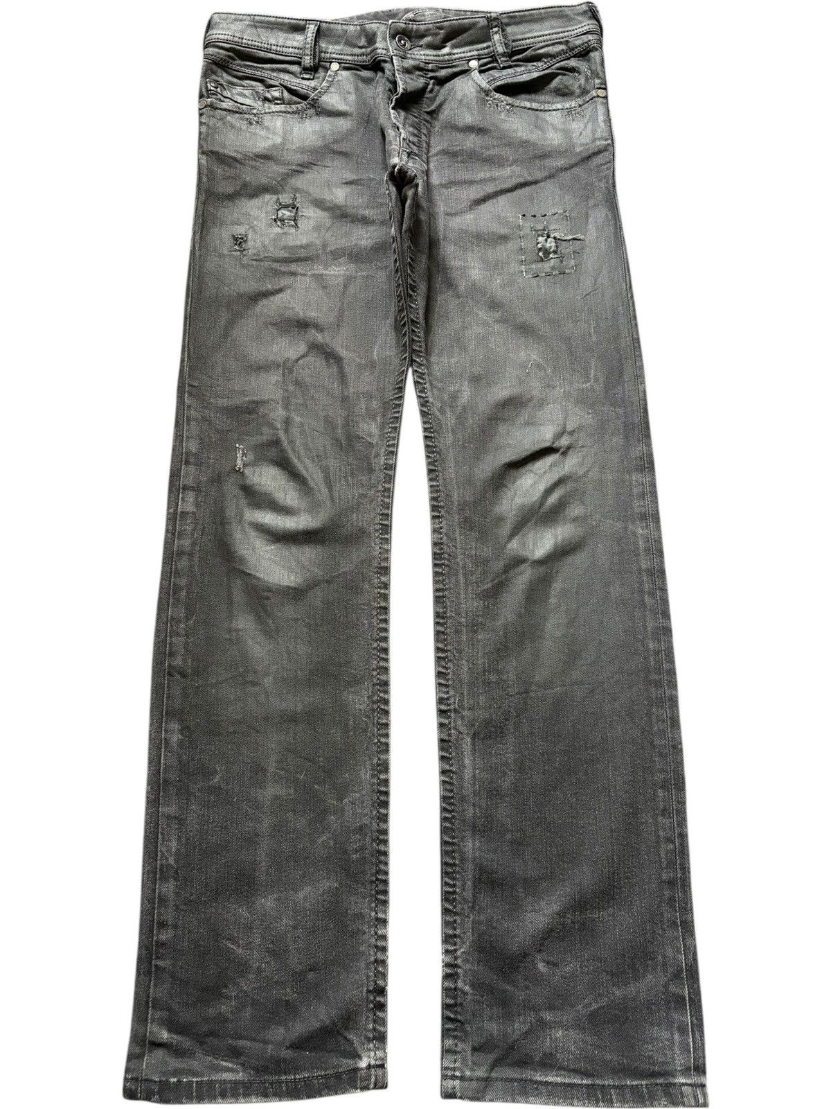 Diesel Vintage Italy Diesel Iakop Distressed Jeans Size 32" / US 10 / IT 46 - 1 Thumbnail
