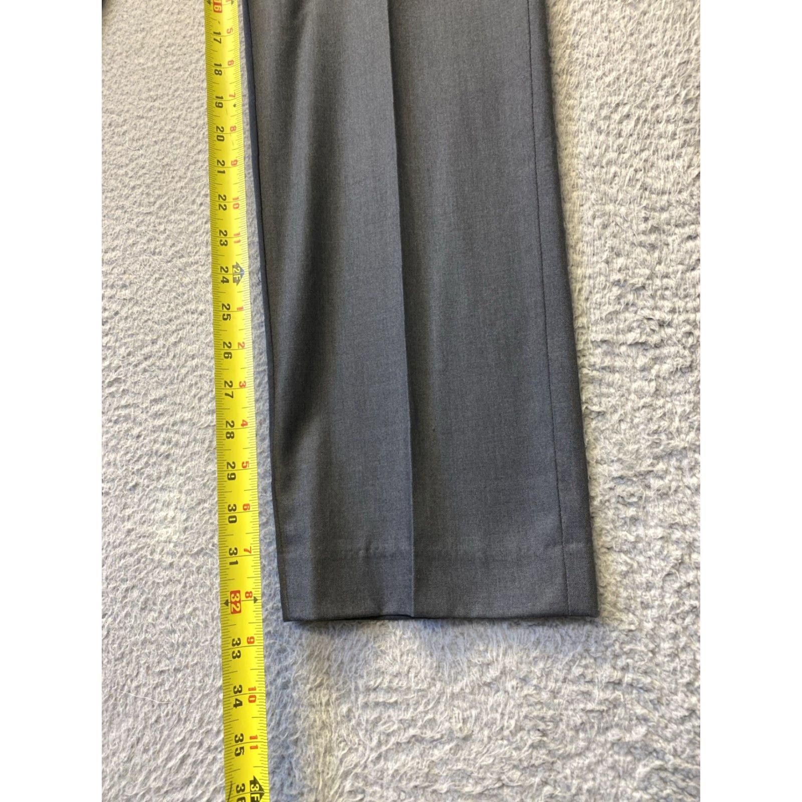 Nordstrom Nordstrom Dress Pants Mens 35x32 Gray Regular Fit Casual Trим? Size US 35 - 4 Thumbnail
