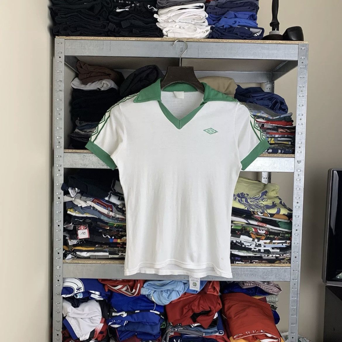 Umbro Rare! Umbro Soccer Jersey Shirt 80s Celtic? Size US M / EU 48-50 / 2 - 1 Thumbnail