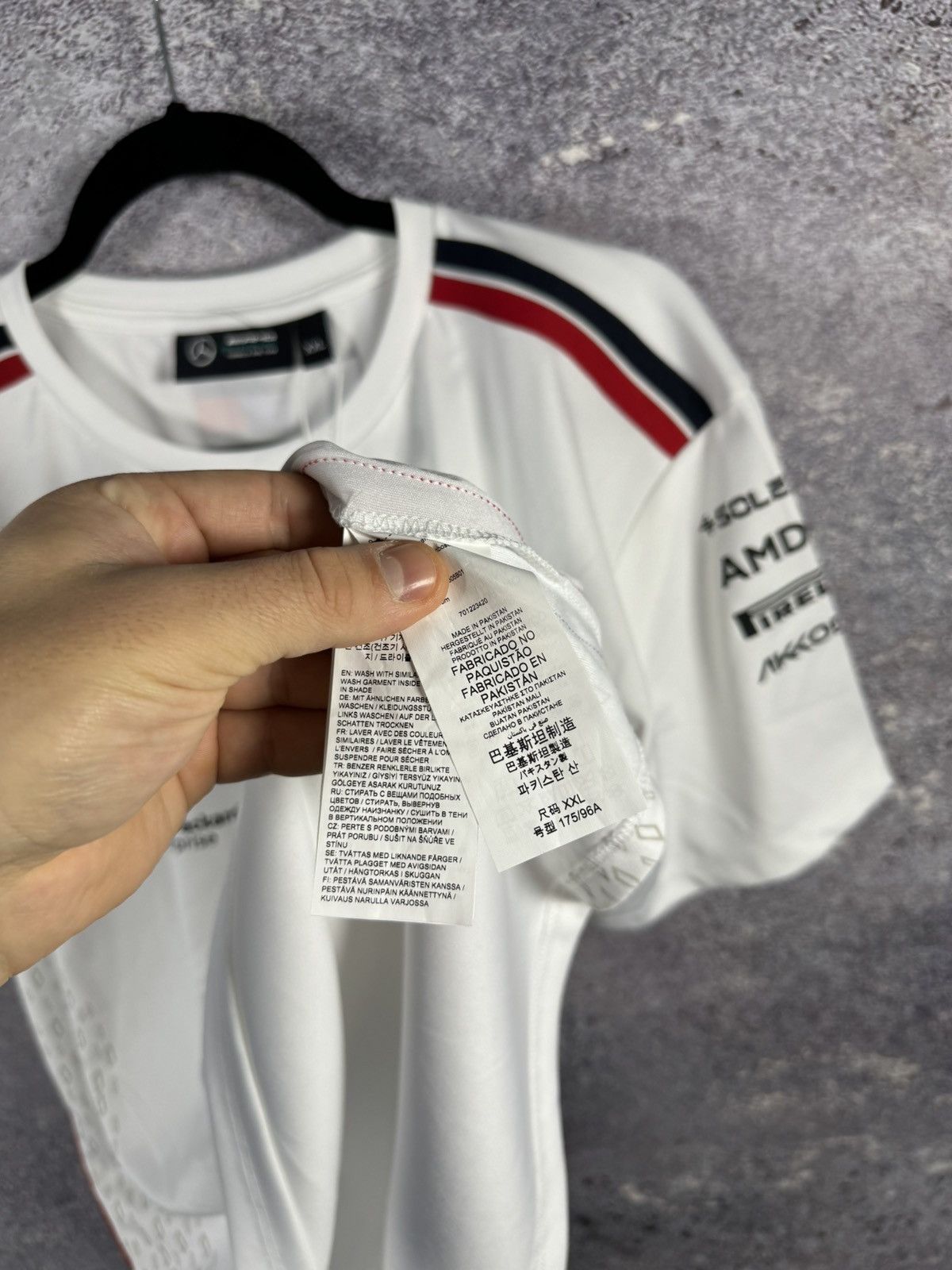 Formula 1 × Mercedes-Benz AMG Petronas Formula 1 Team Racing New T shirt Blokcore Size US XXL / EU 58 / 5 - 12 Thumbnail