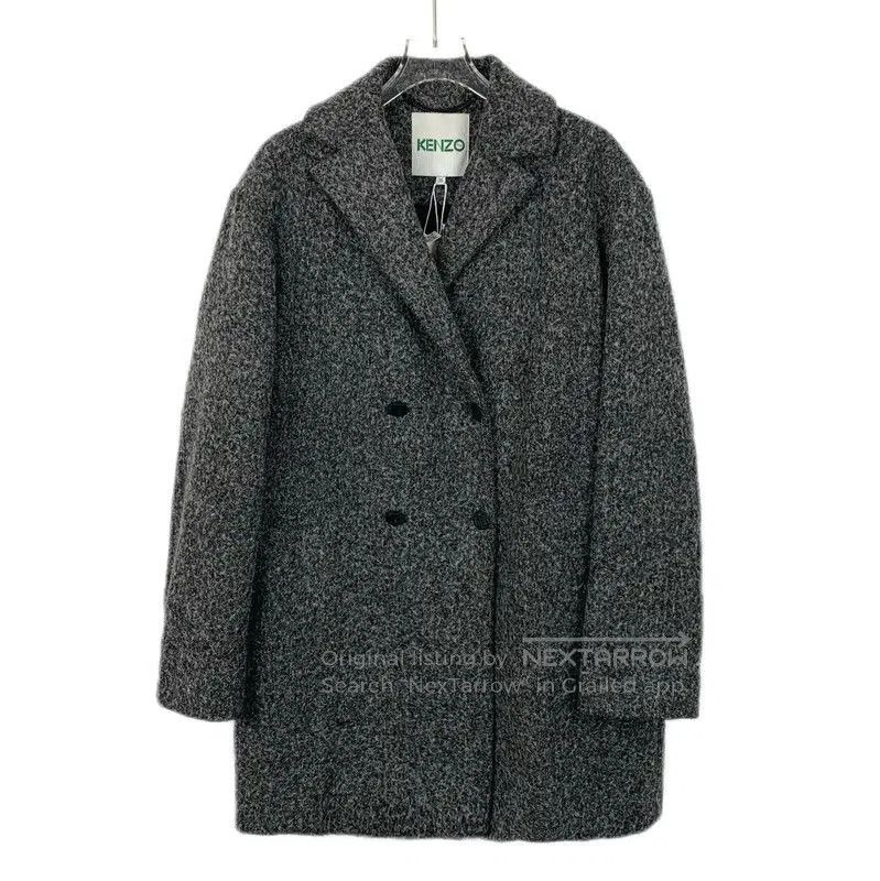 Kenzo Kenzo Women's Double-Breasted Gray Wool Coat . Size XS / US 0-2 / IT 36-38 - 1 Thumbnail