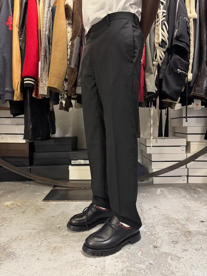 AW2005 Dior Homme Black Wool Tailored Pants by Hedi Slimane
