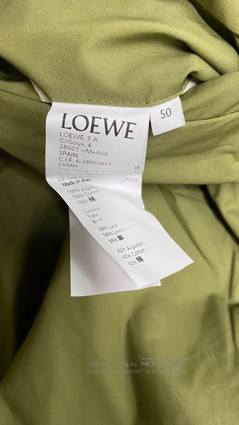 Loewe Loewe Patch logo military green casual jacket Size US M / EU 48-50 / 2 - 3 Thumbnail