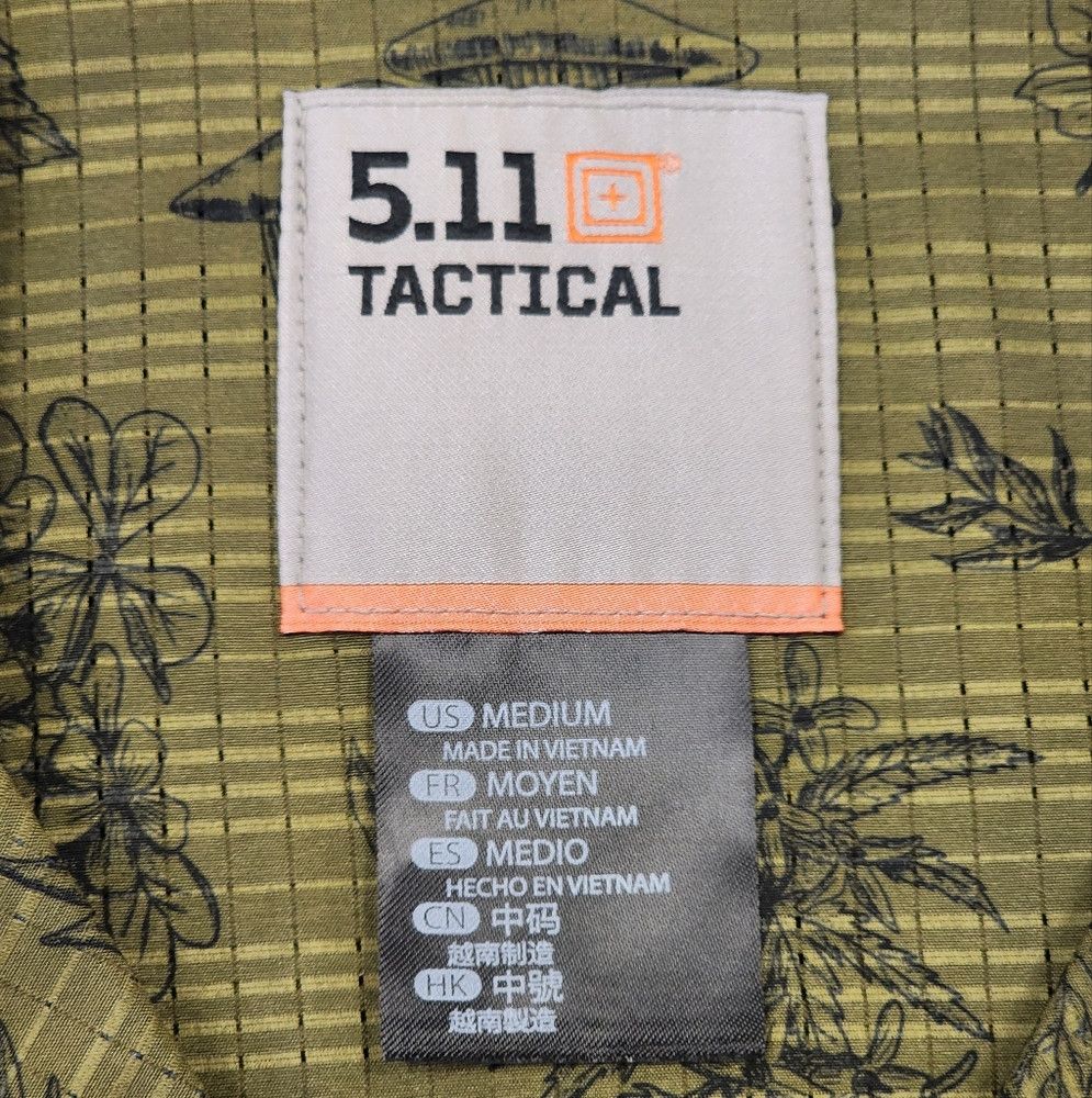 5.11 NWT 5.11 Field Green 206 Vay-Camo Vented 2 Pockets Shirt Size US S / EU 44-46 / 1 - 2 Thumbnail