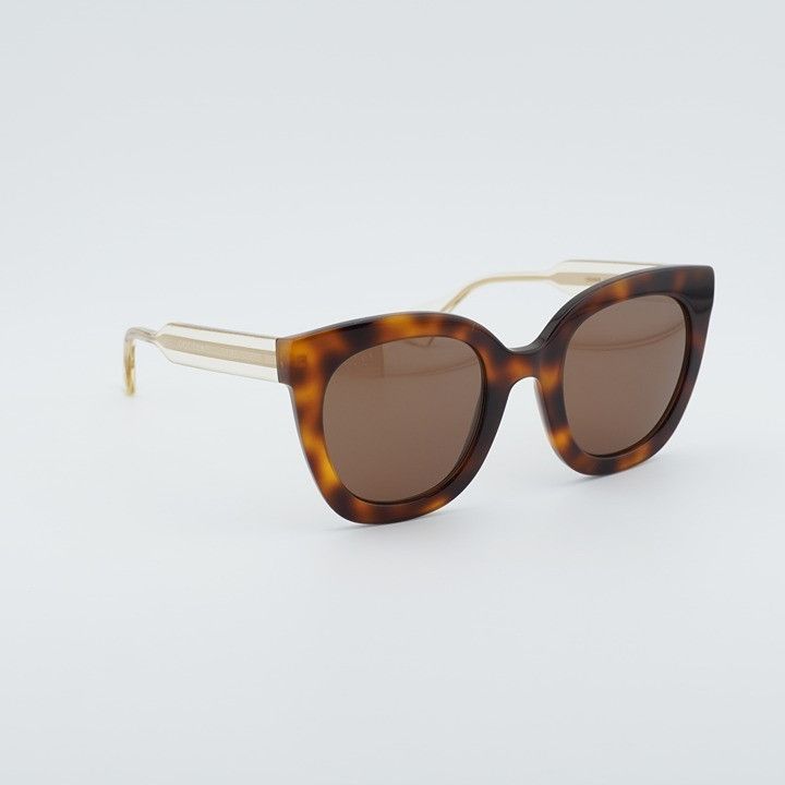 Gucci Gucci GG0564S 002 Women Sunglasses Havana Cat Eye Frame Size ONE SIZE - 10 Thumbnail