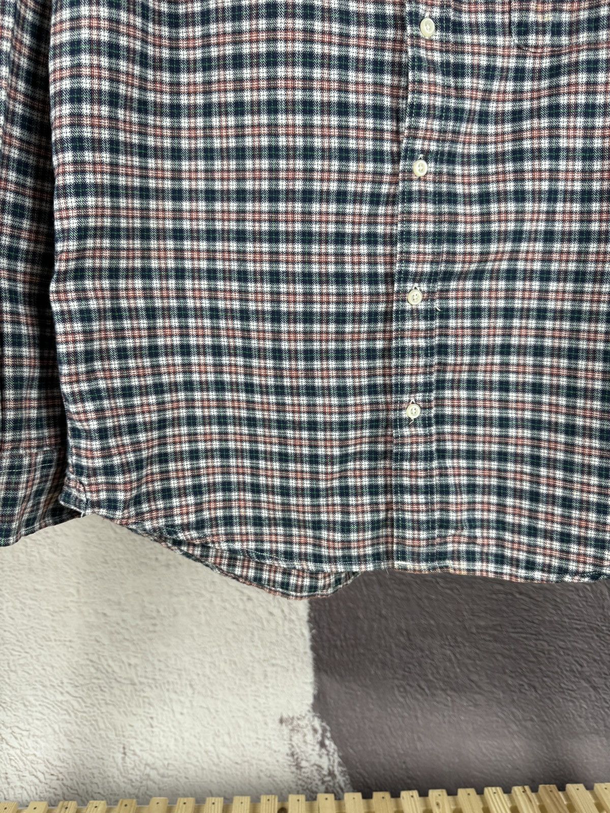 Japanese Brand × Kansai Yamamoto × Vintage Kansai Jeans vintage flannel long sleeve shirt checkered Size US L / EU 52-54 / 3 - 11 Thumbnail
