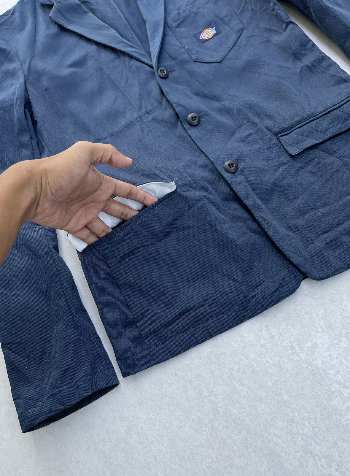 Dickies 🔥Vintage Dickies Logo Button Light Jacket Size US S / EU 44-46 / 1 - 9 Thumbnail